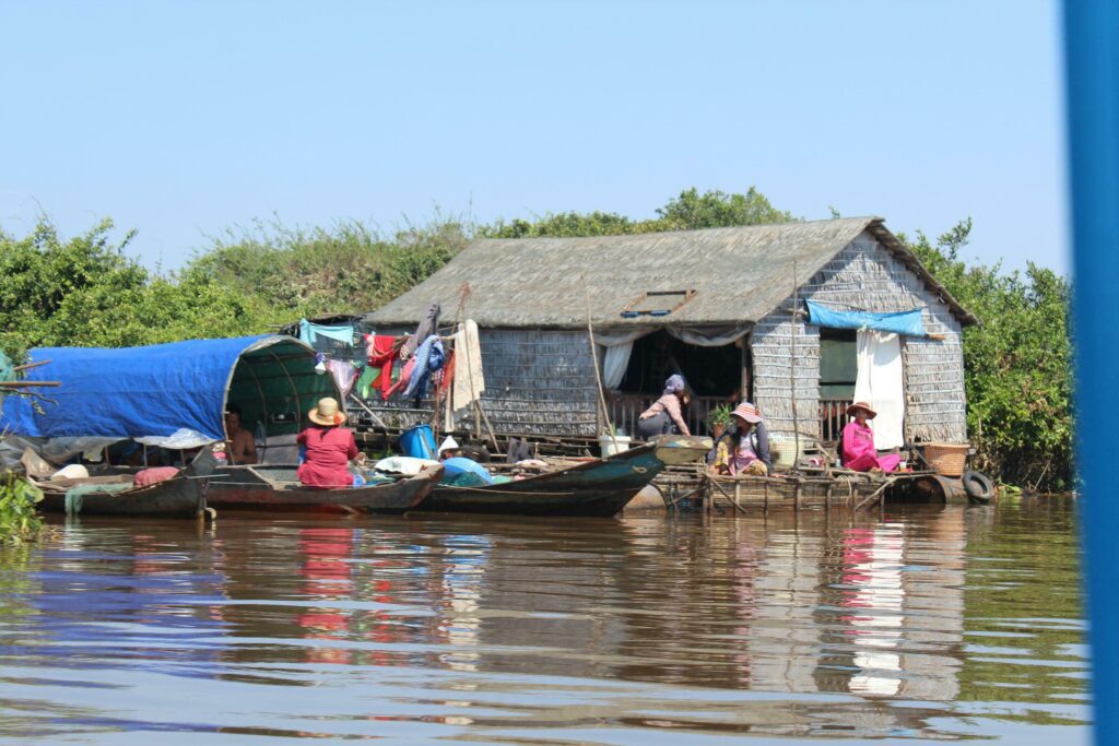 Tonle Sap Lake, Cambodia Stock Free