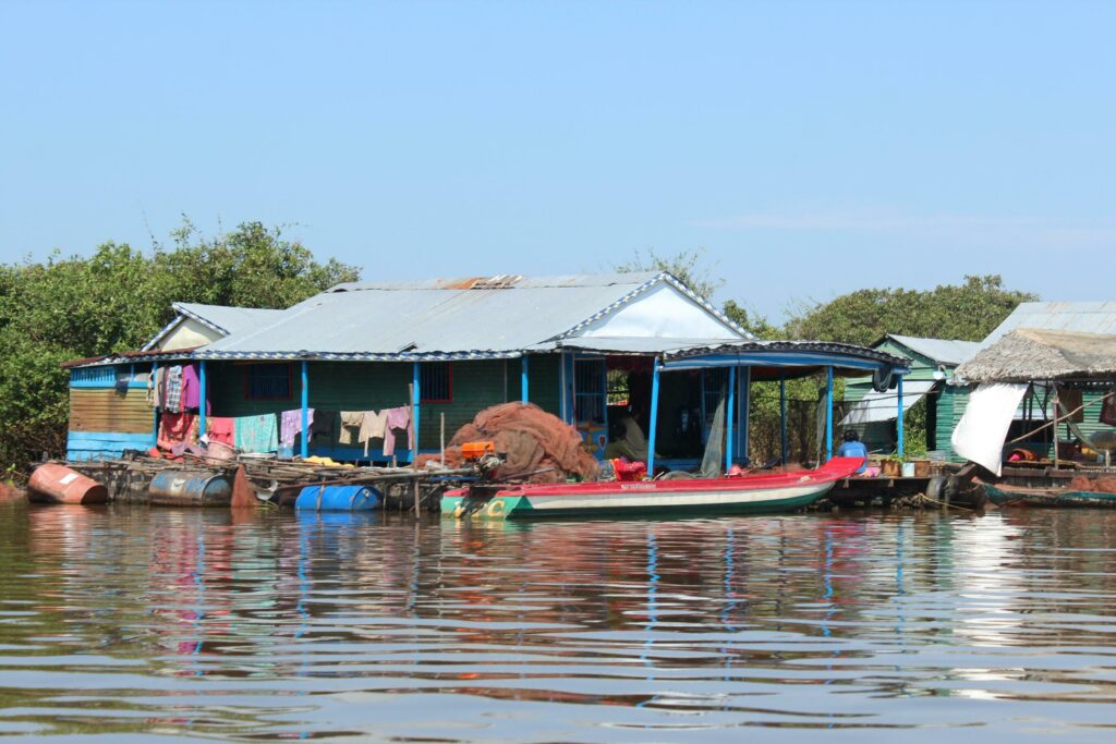 Tonle Sap Lake, Cambodia Stock Free