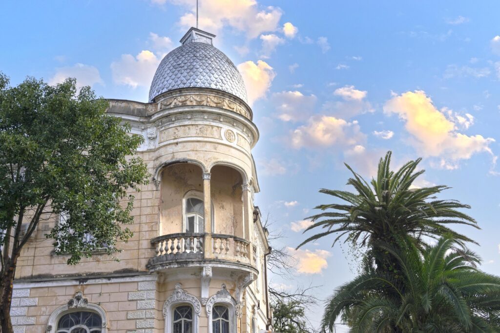 Urban landscape with ancient architecture Sukhumi Abkhazia Stock Free