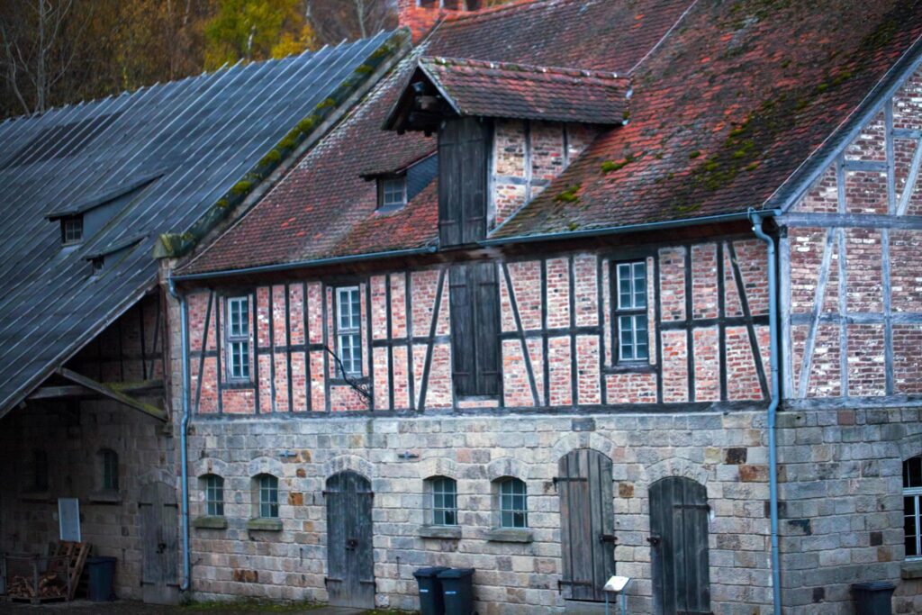 Vintage Old German Architecture Farm House Stock Free