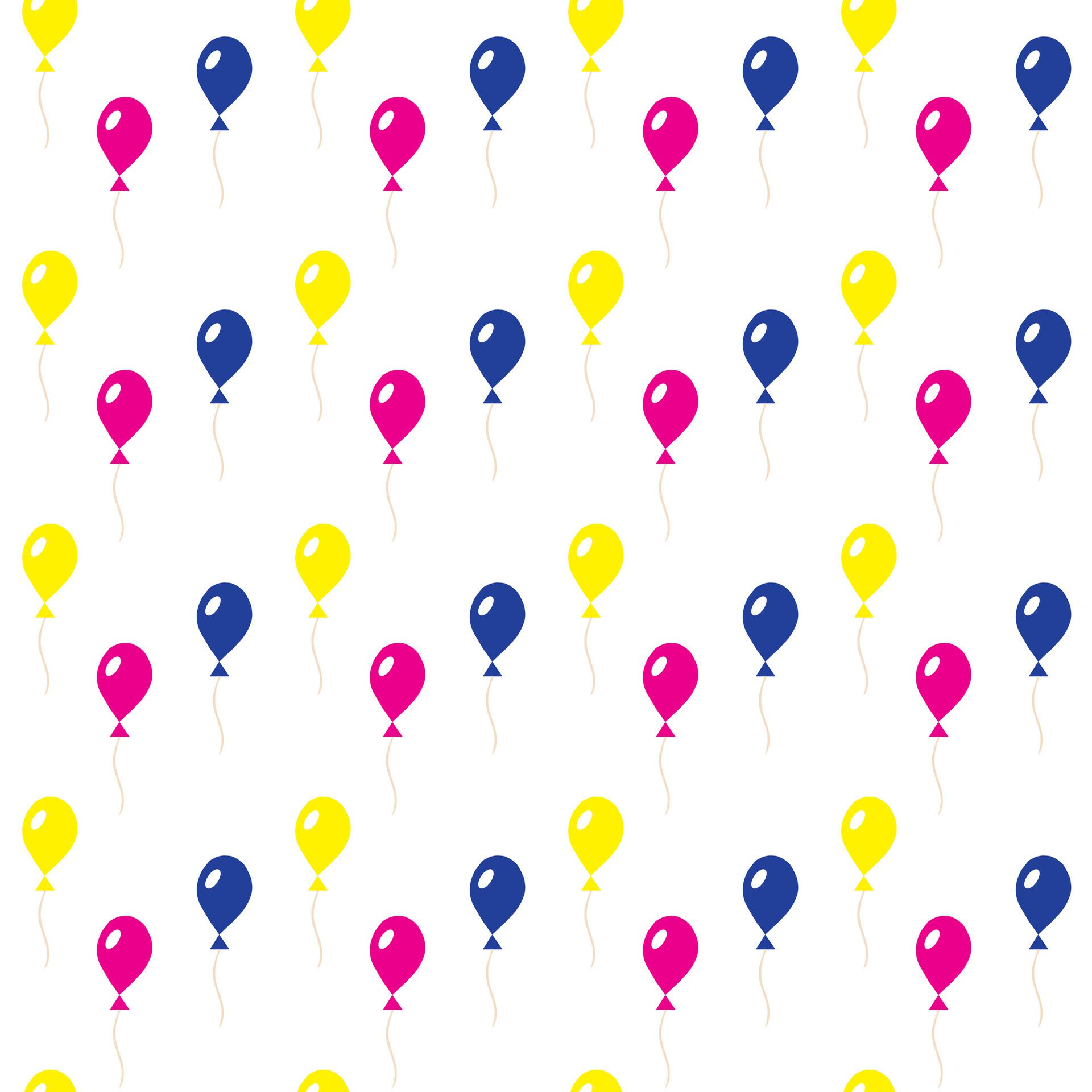 Multi-colored inflatable balls. Seamless pattern. illustration. Free Vector