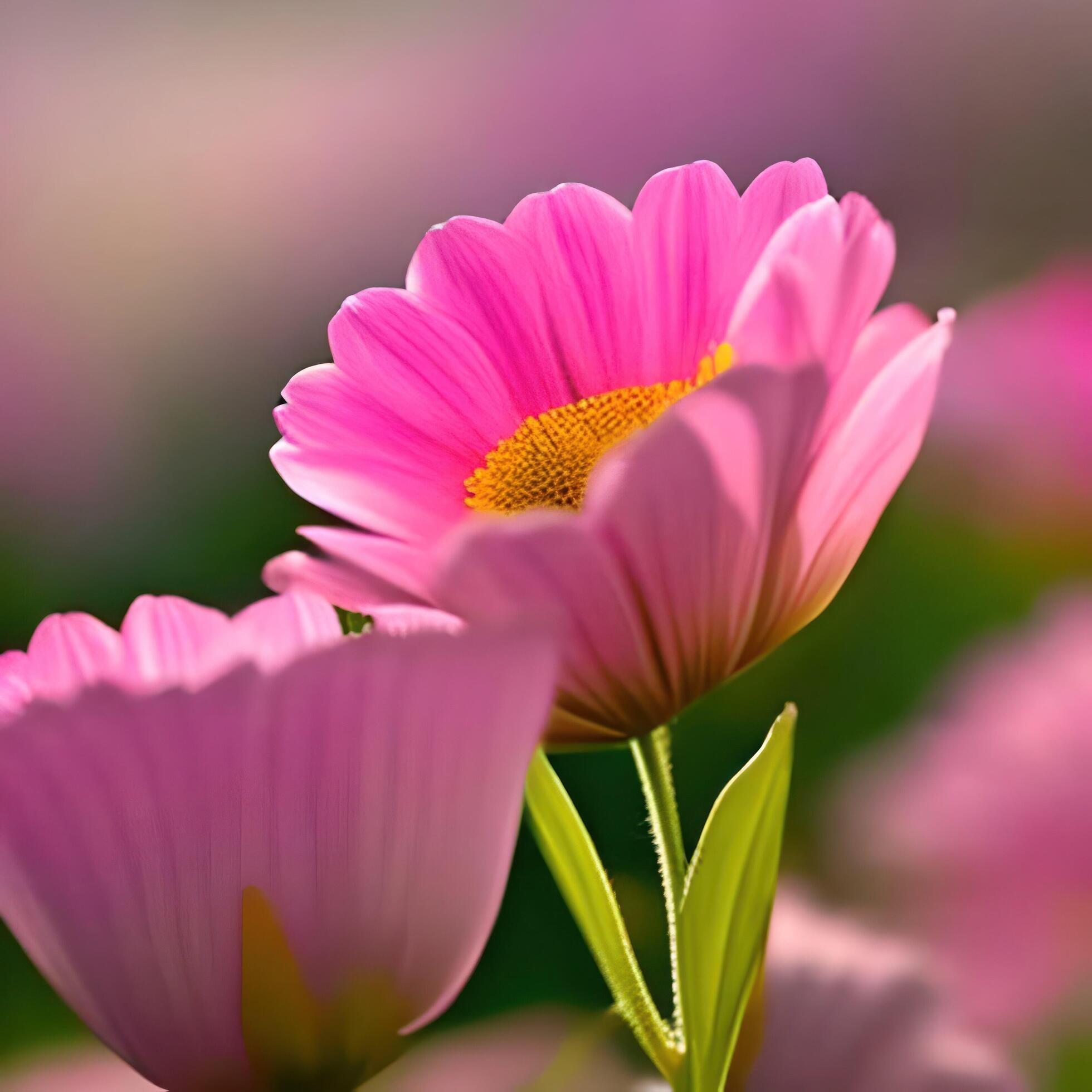 Beautiful colorful flower background. Stock Free