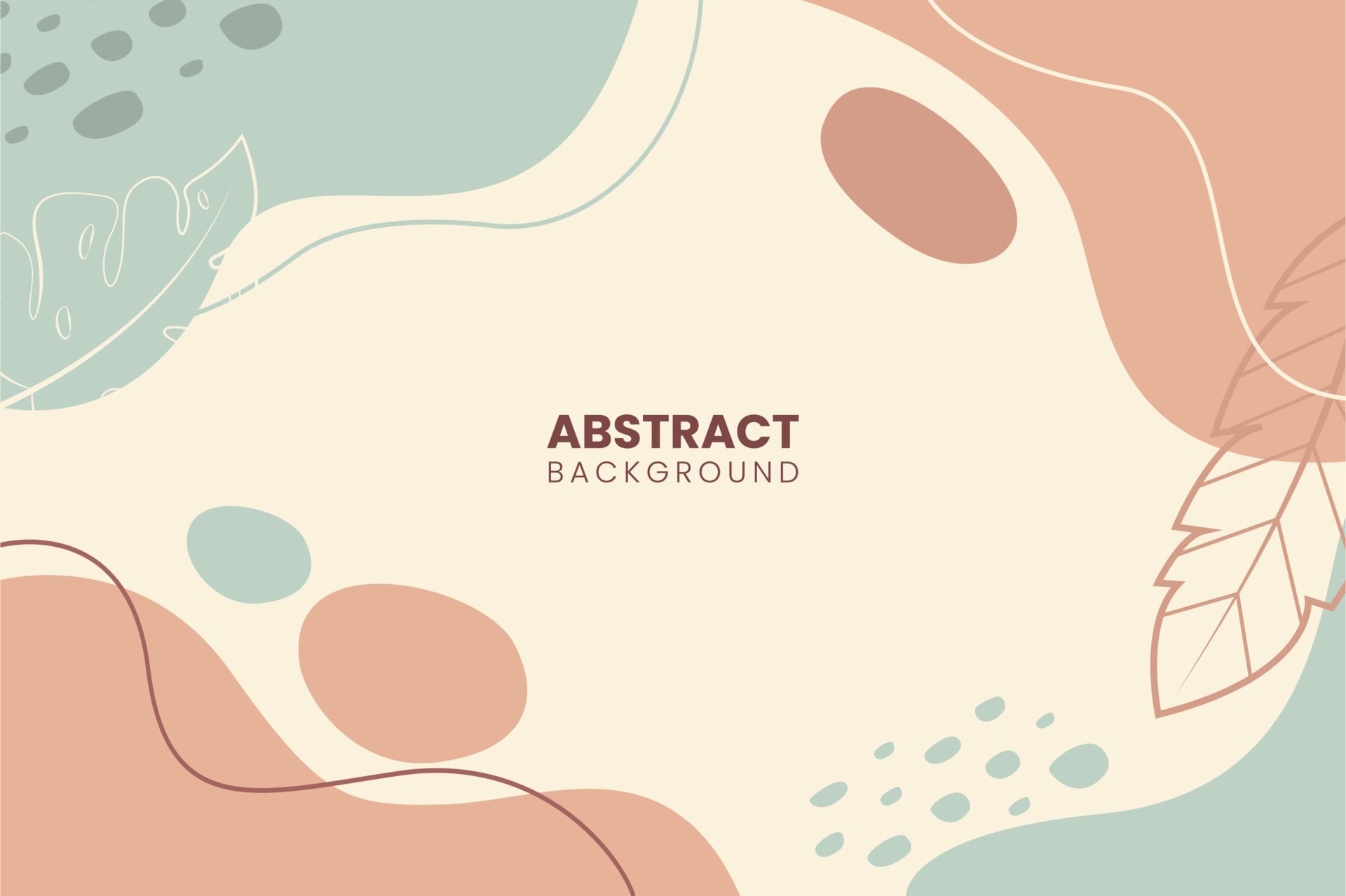 Minimalist abstract background template Free Vector