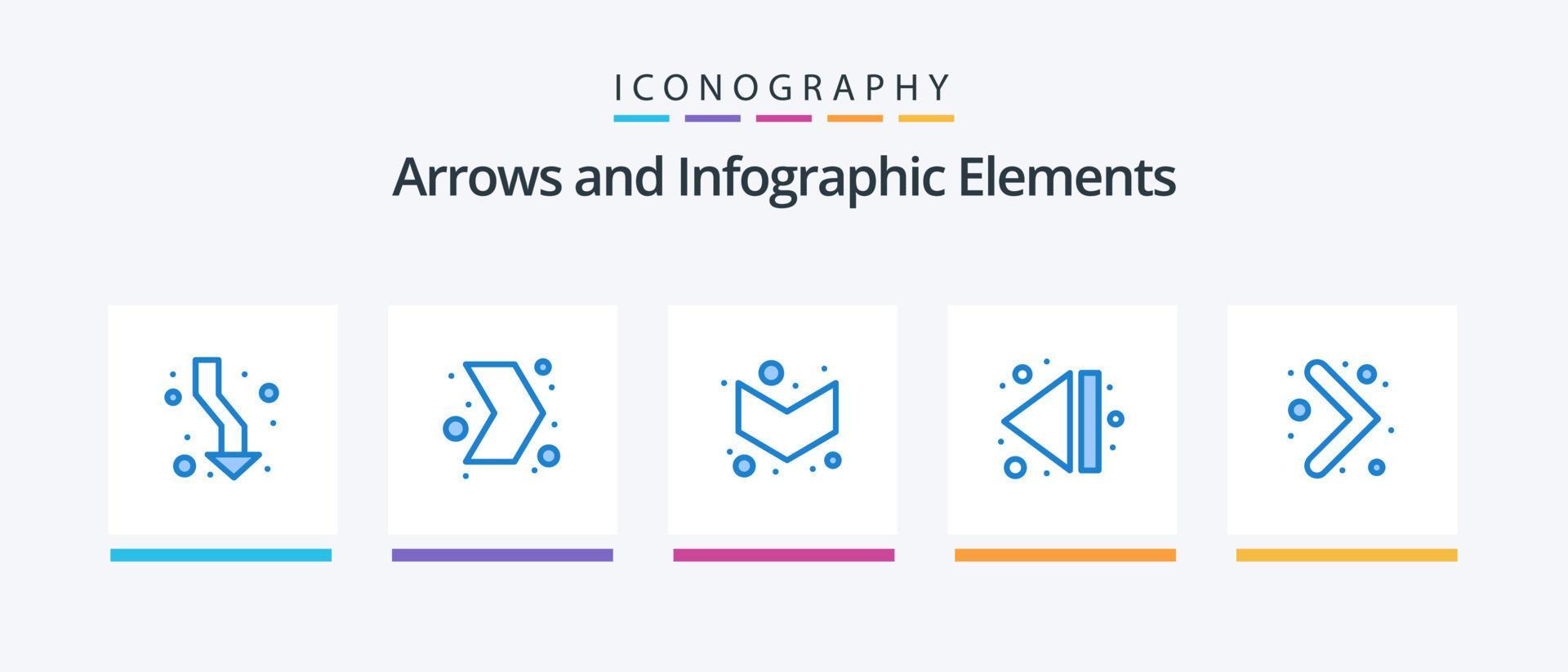 Arrow Blue 5 Icon Pack Including right. arrow. right. multimedia. arrow. Creative Icons Design Stock Free