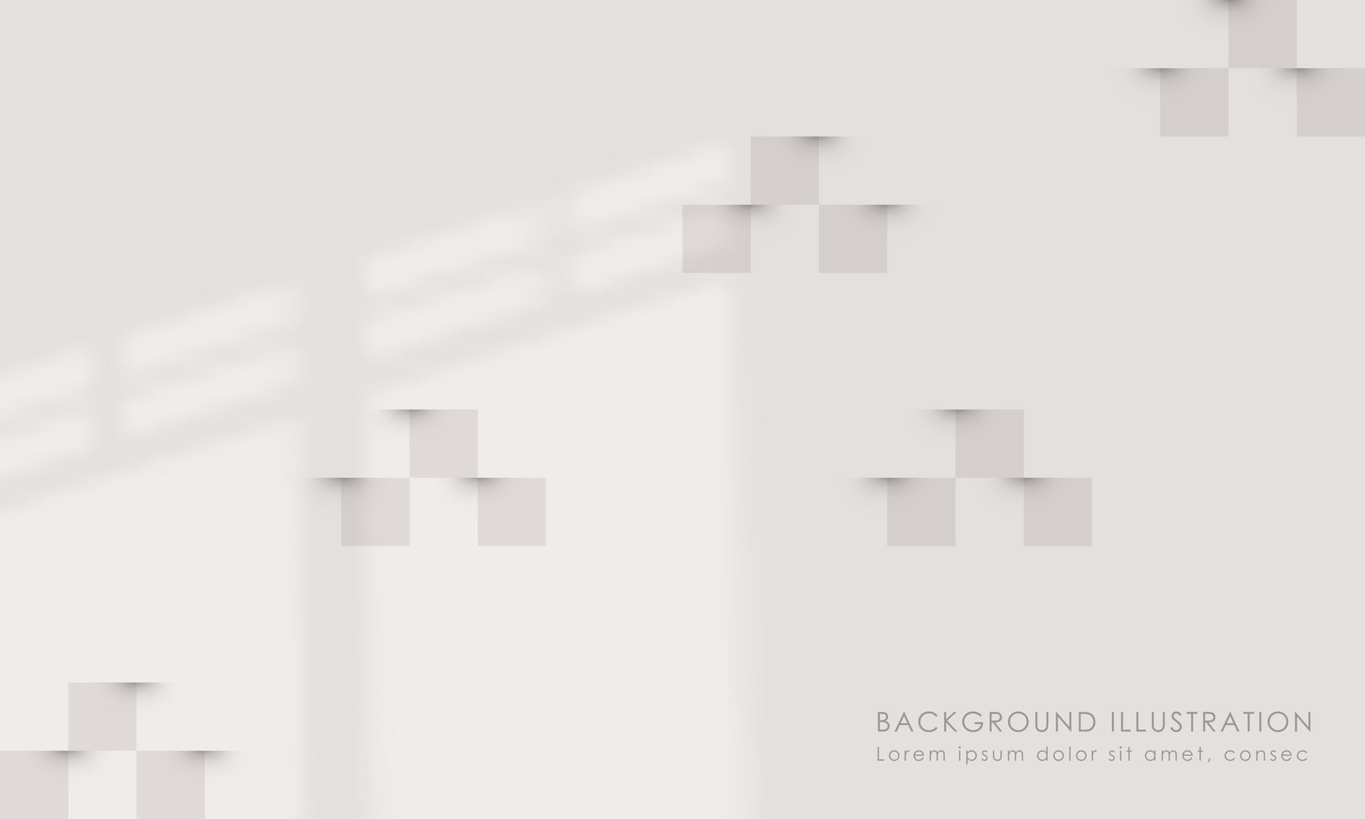 Realistic 3D Square Grey Wall Geometric Abstract Background For Poster Web Design Banner Copy Space Area EPS 10 Free Vector