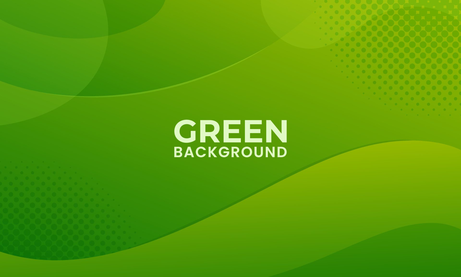 Abstract Luxury Green Background Vector, 3d geometric Green Background with Beautiful Wave Circle Dot Design For presentation, banner template Free Vector and Free SVG