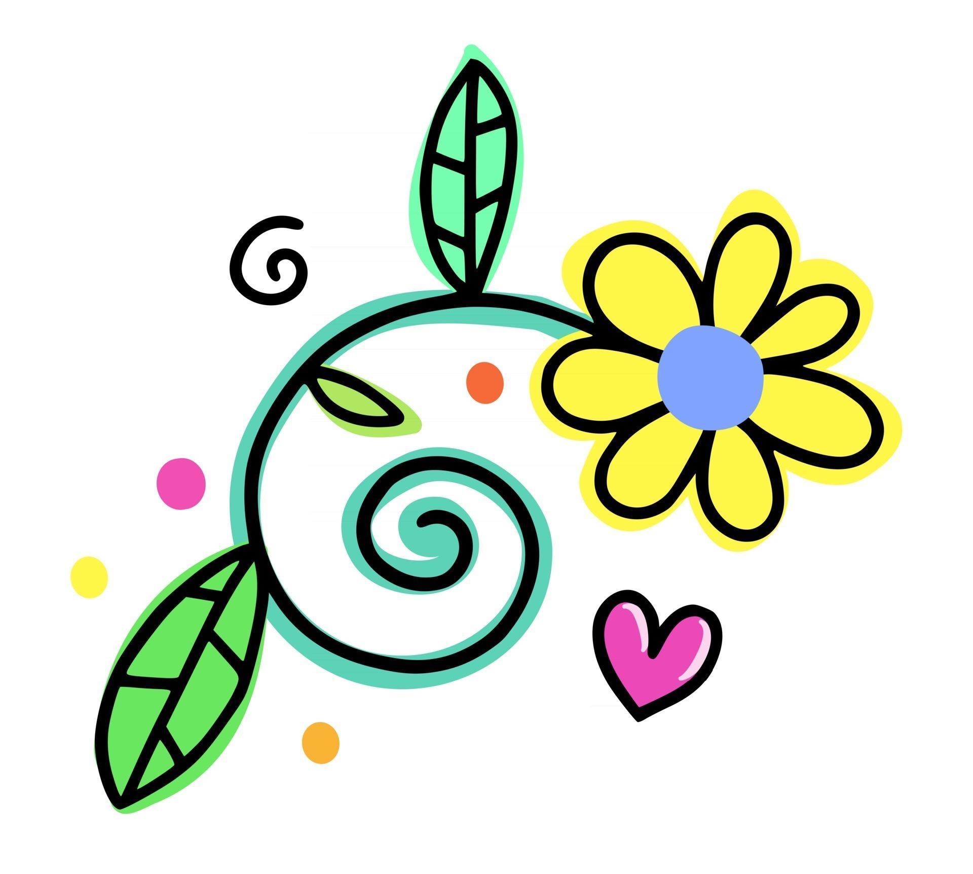 Yellow Doodle Daisy Flower Stock Free