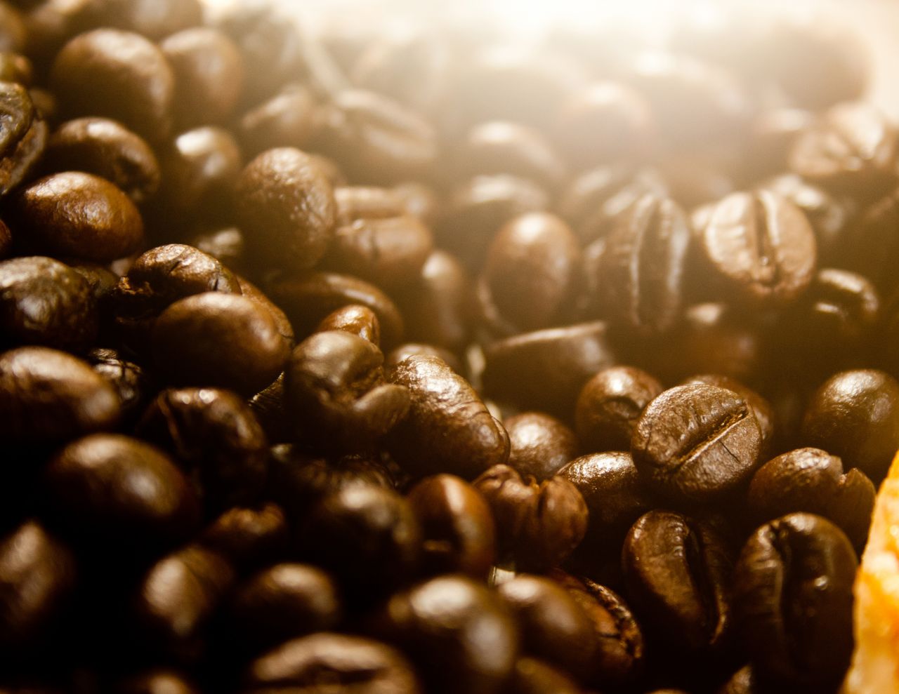 Coffee Beans Closeup Stock Free