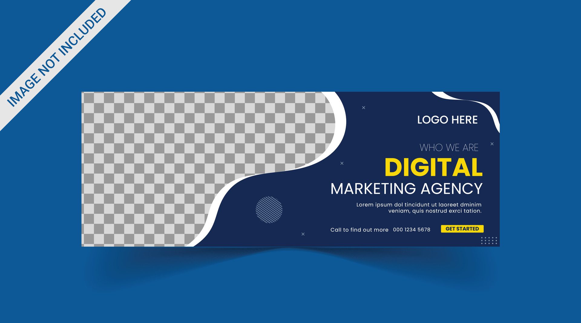 Marketing Social media cover banner, social media post, web banner, template Free Vector