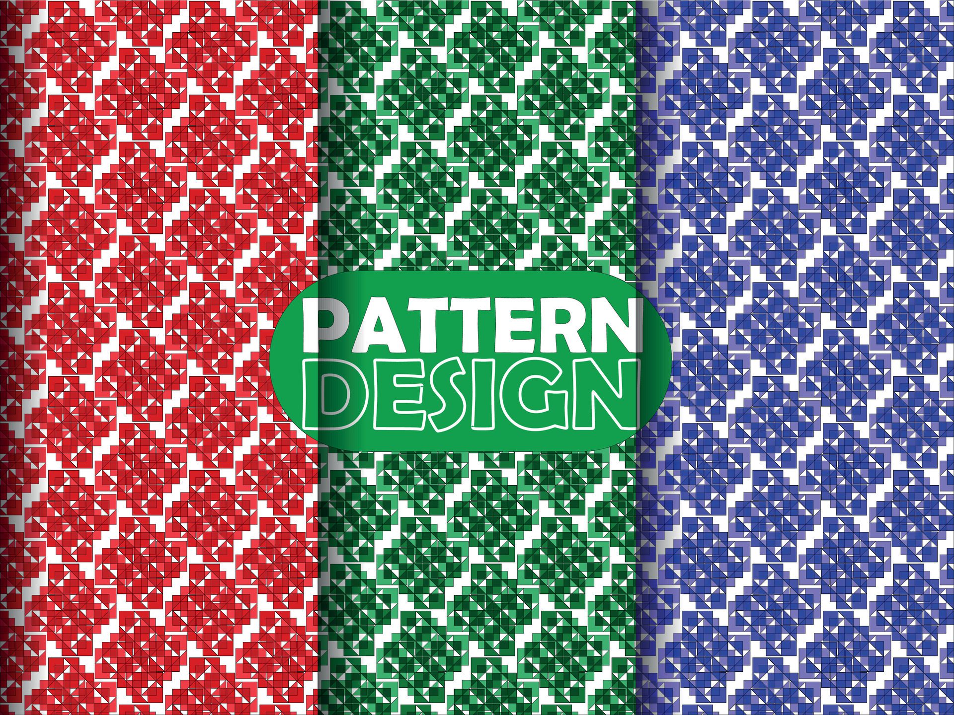 Seamless Textile Geometric Pattern Design Free Vector