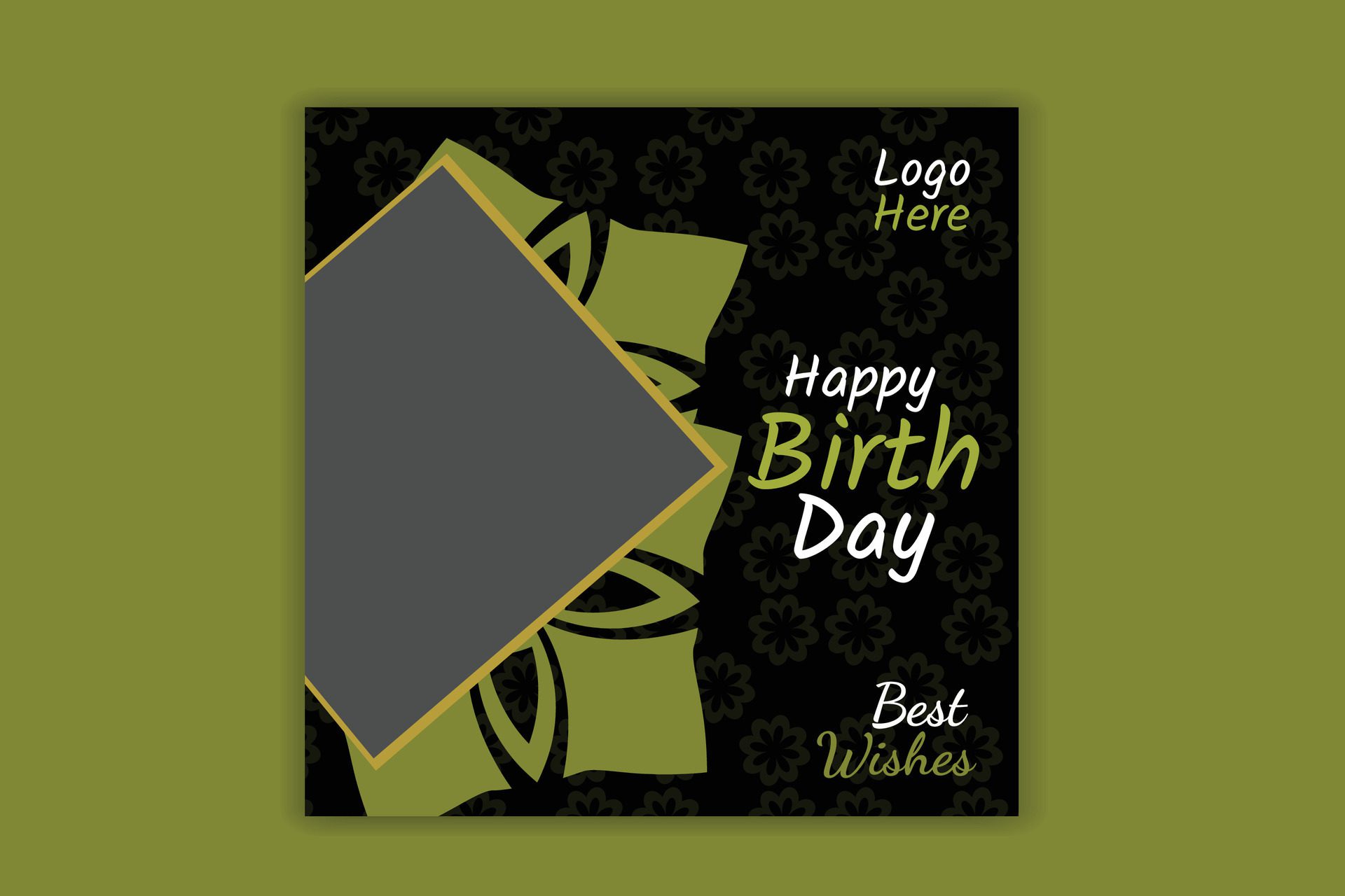 birthday social media post, birthday card design ,birthday banner Free Vector