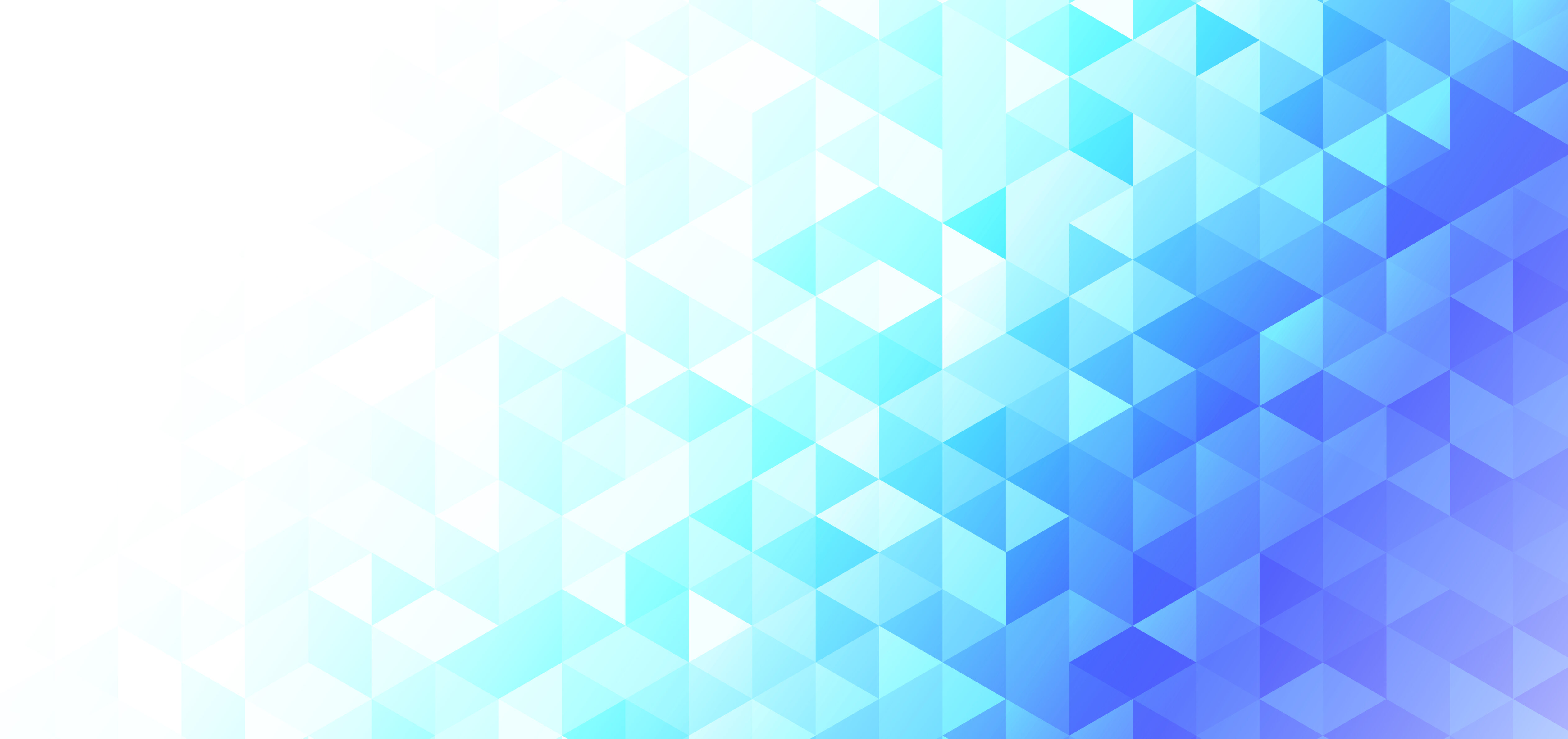 Abstract geometric hexagon pattern blue gradient background. Free Vector