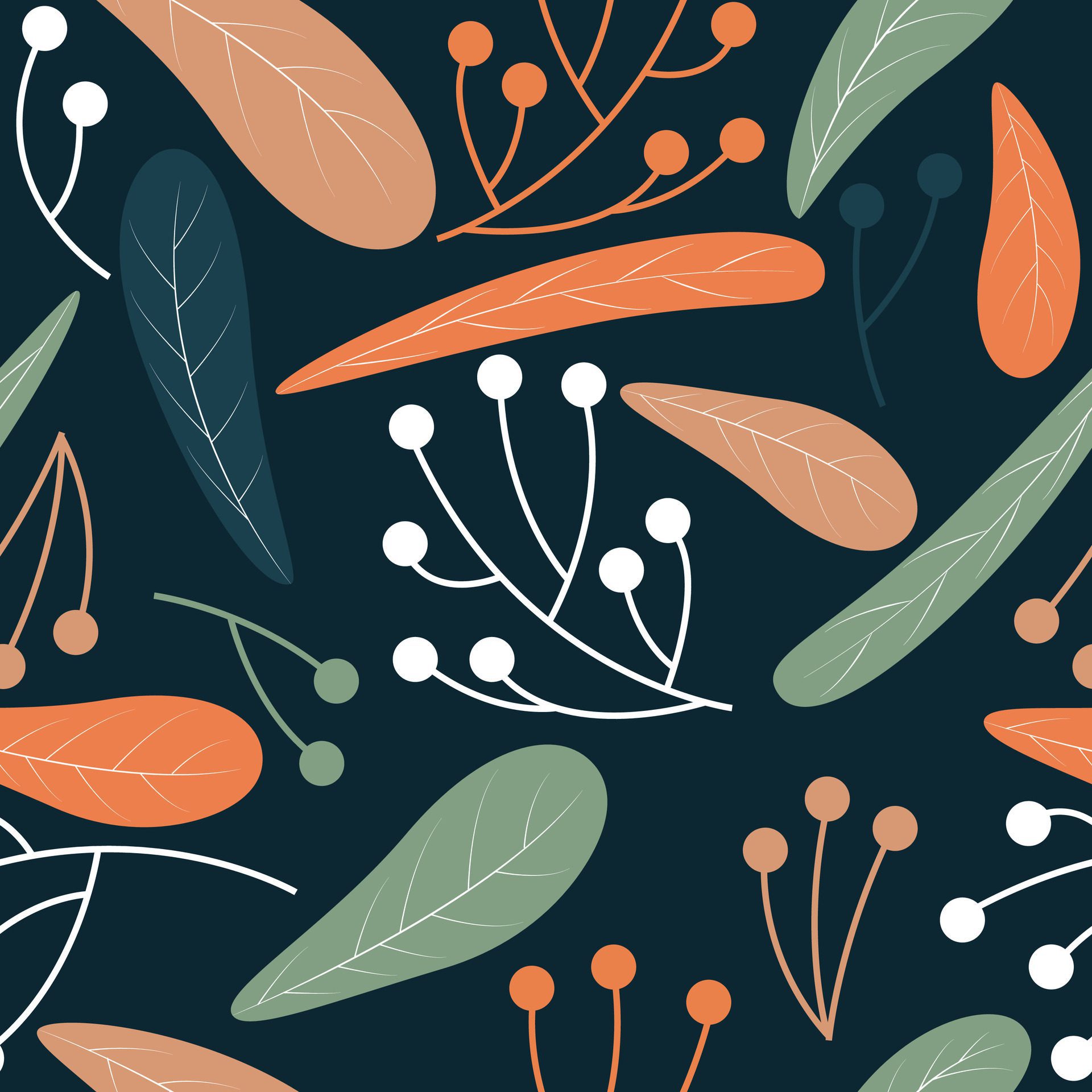 floral seamless pattern Free Vector