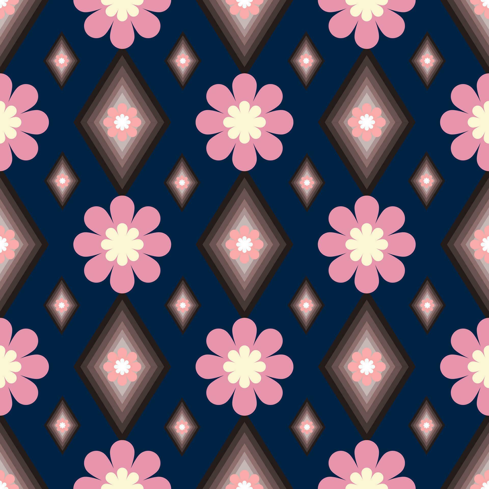 Seamless pattern background with flowers Stock Free and Free SVG