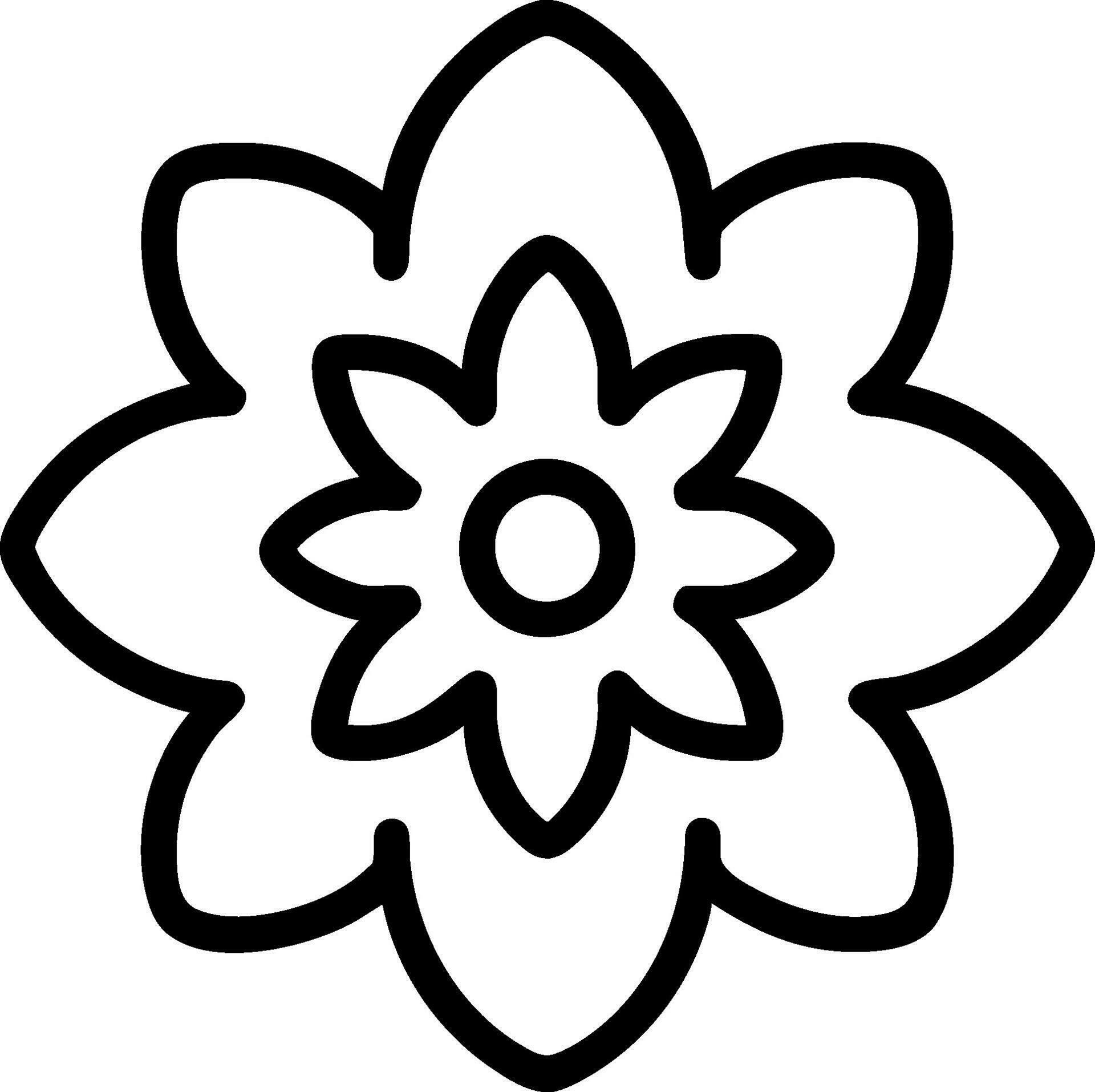 
									flower coloring book Stock Free