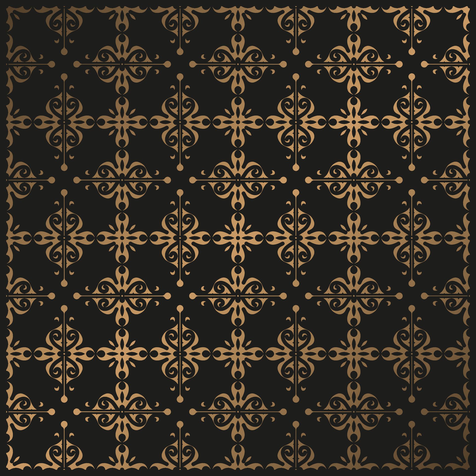 luxury dark seamless pattern background Free Vector