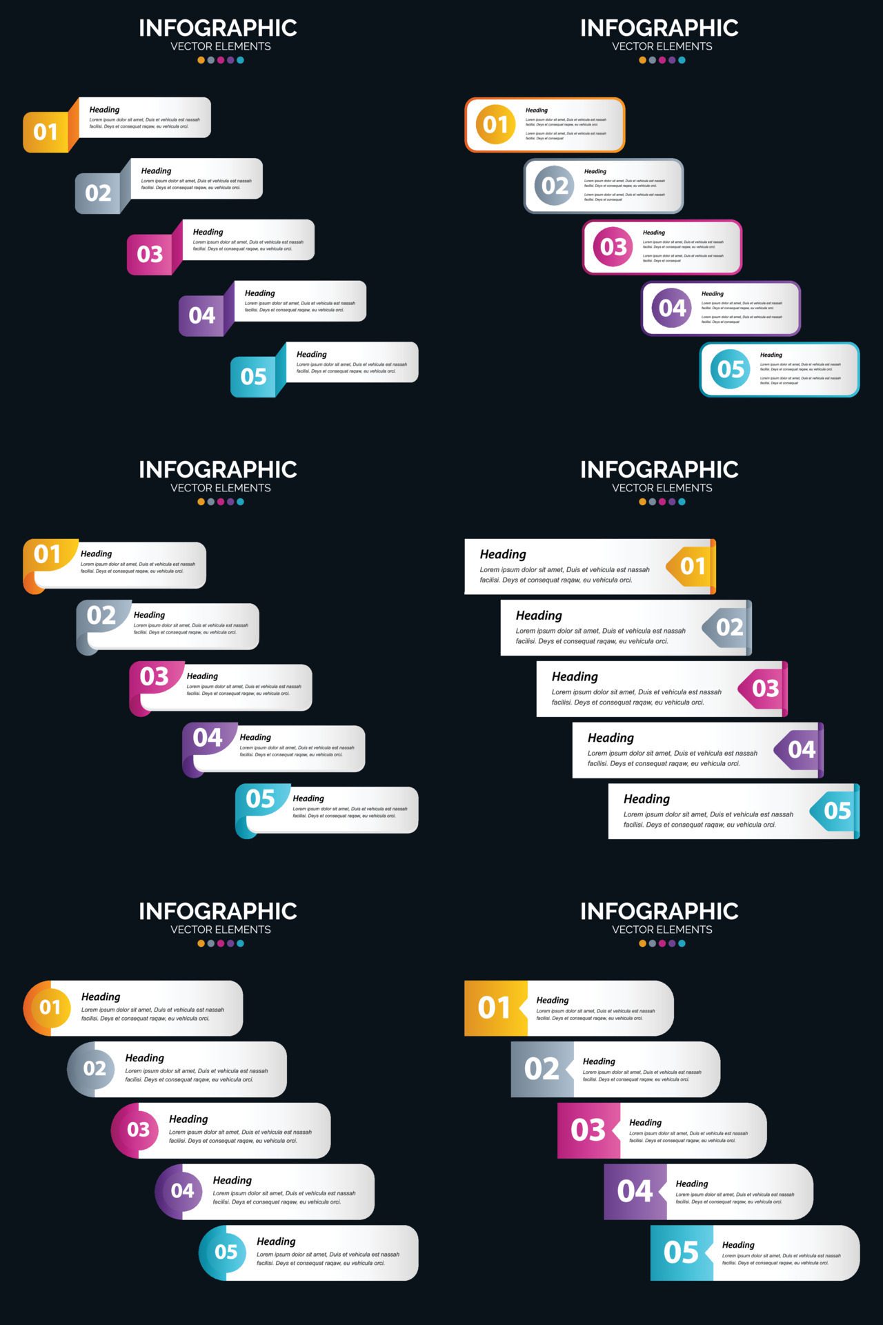 Use vector infographics to add visual interest to your business presentation. Free Vector and Free SVG