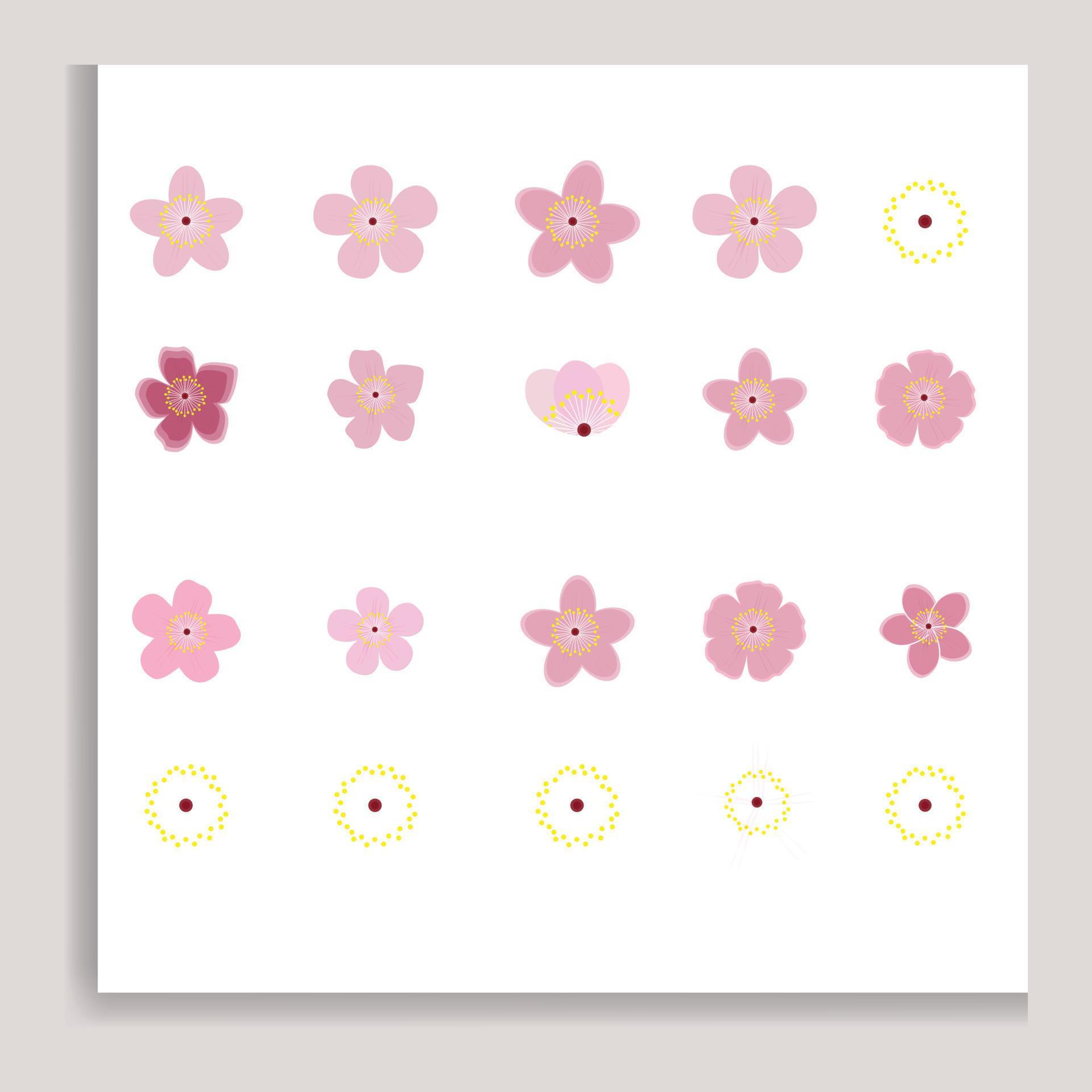 Cherry blossom seamless flowers pattern. Stock Free