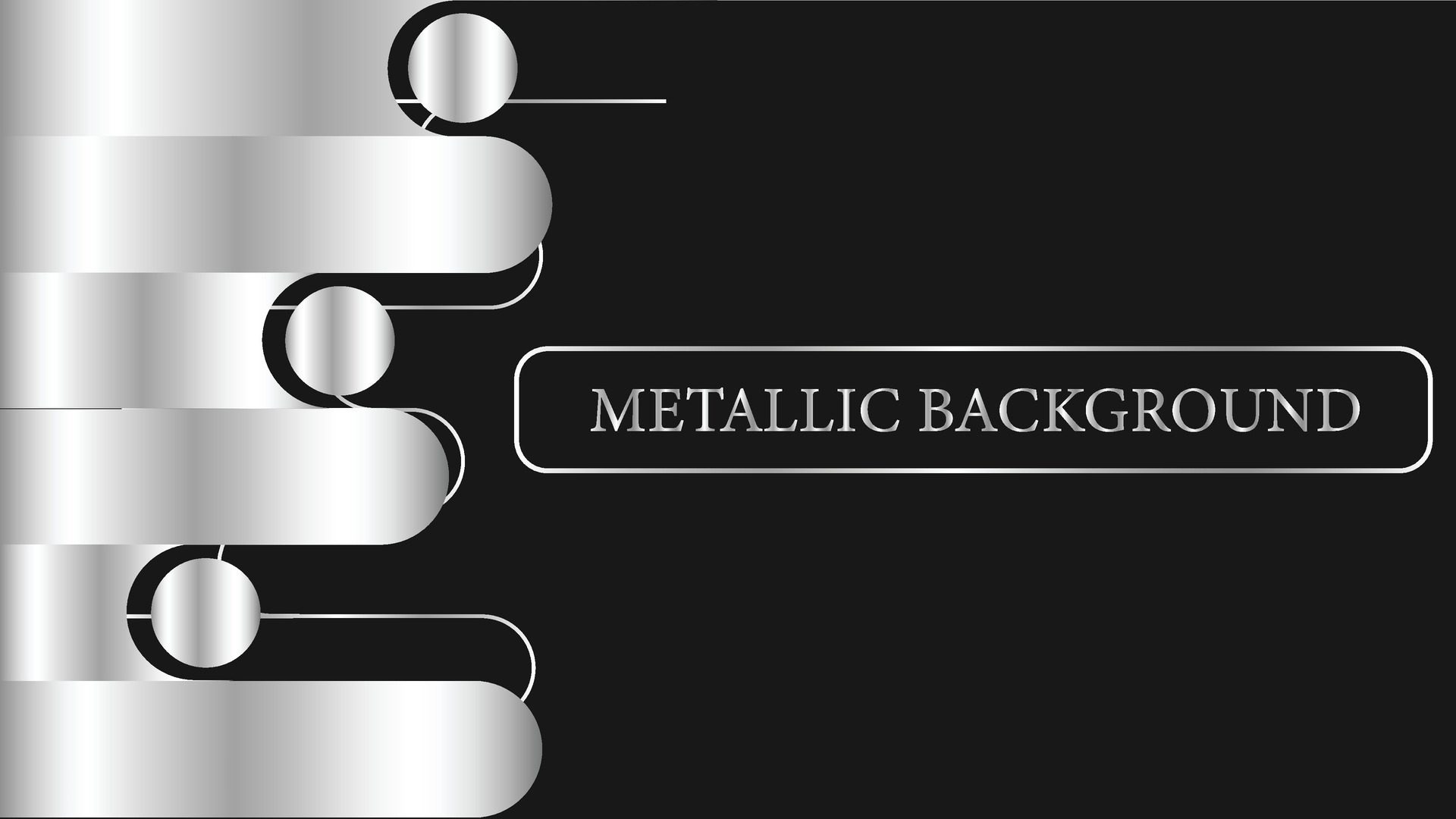 metallic background banner Free Vector