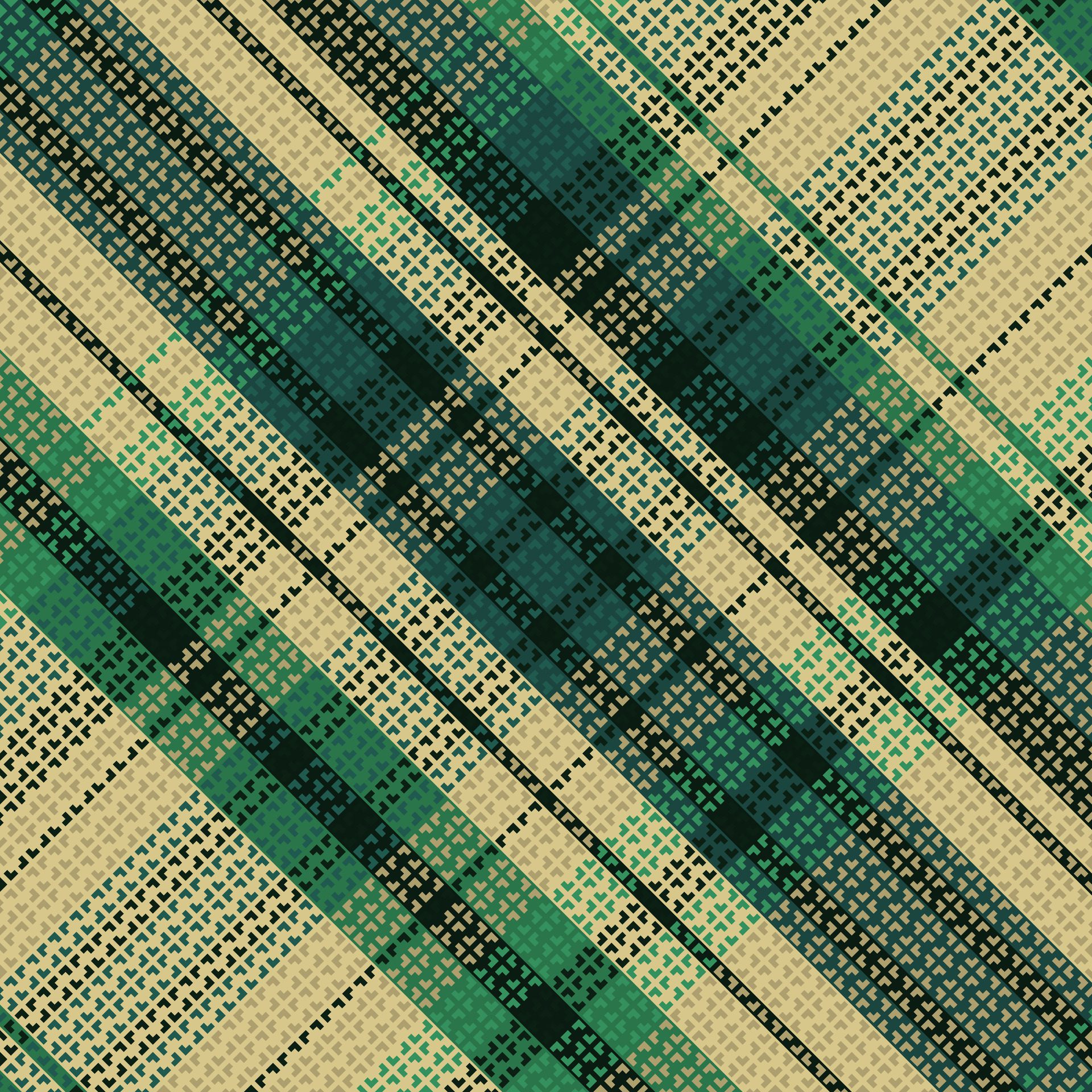 Tartan or plaid dark color pattern. Free Vector