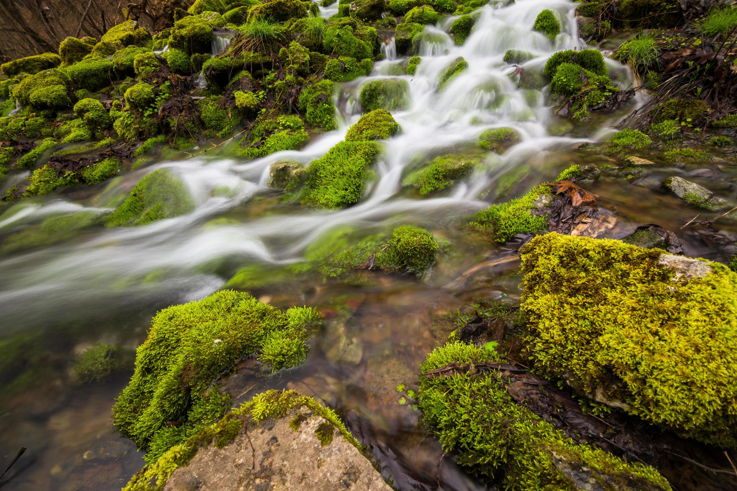 Time lapse photography of body of water Stock Free