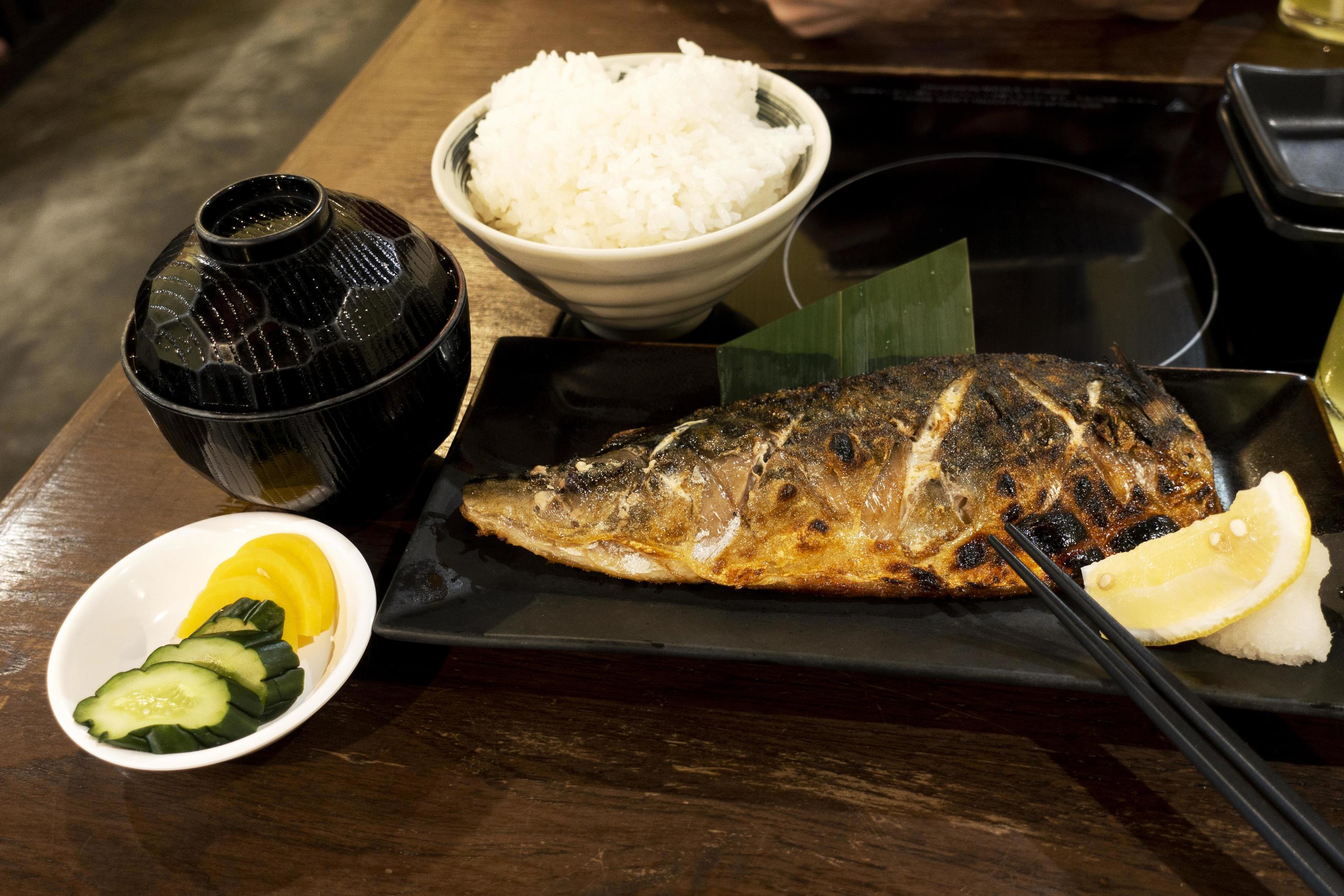 Saba Grilled Salt Fish Food Set of Japan Stock Free