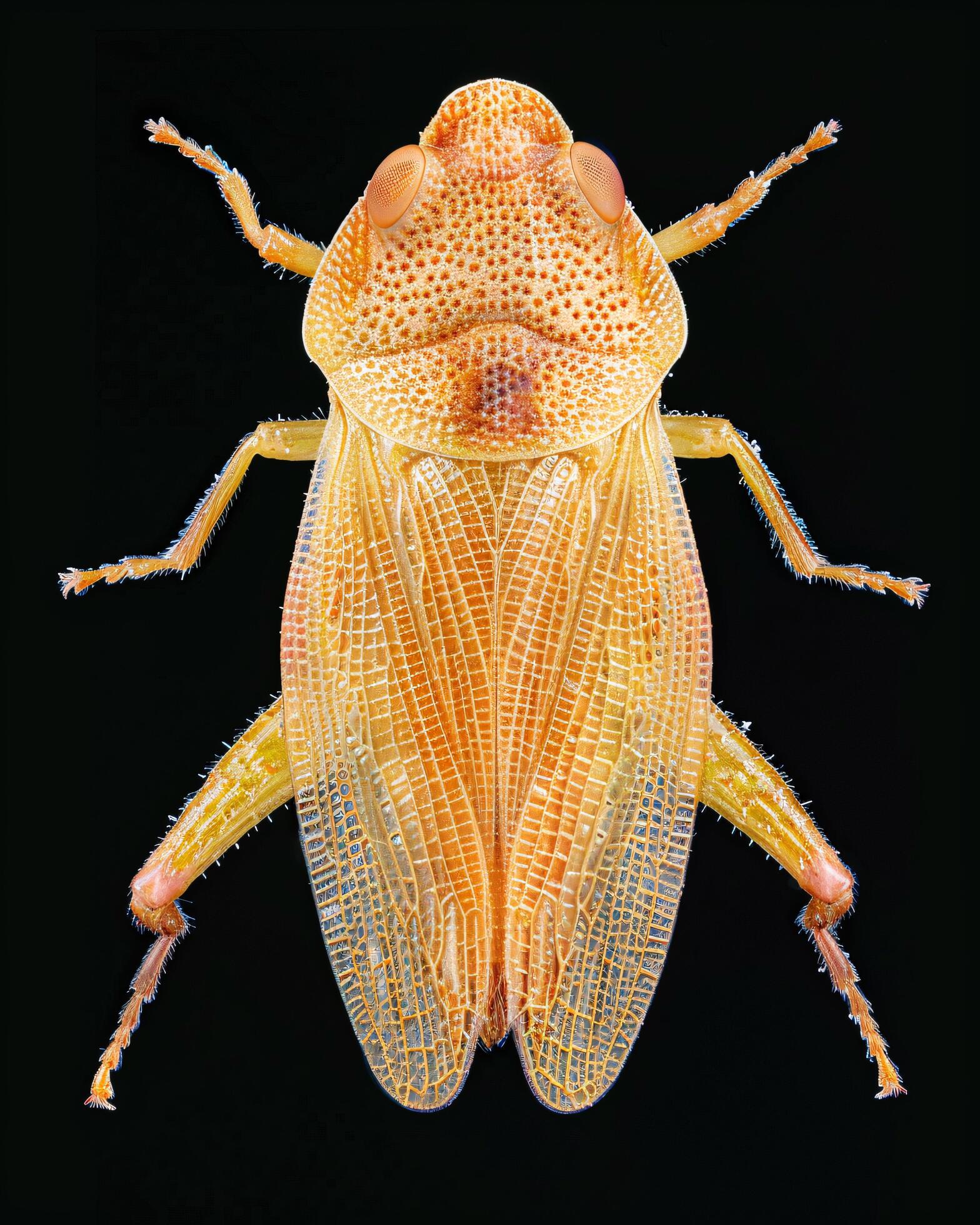 High-Resolution Close-Up Images of Various Insects on Black Background Stock Free