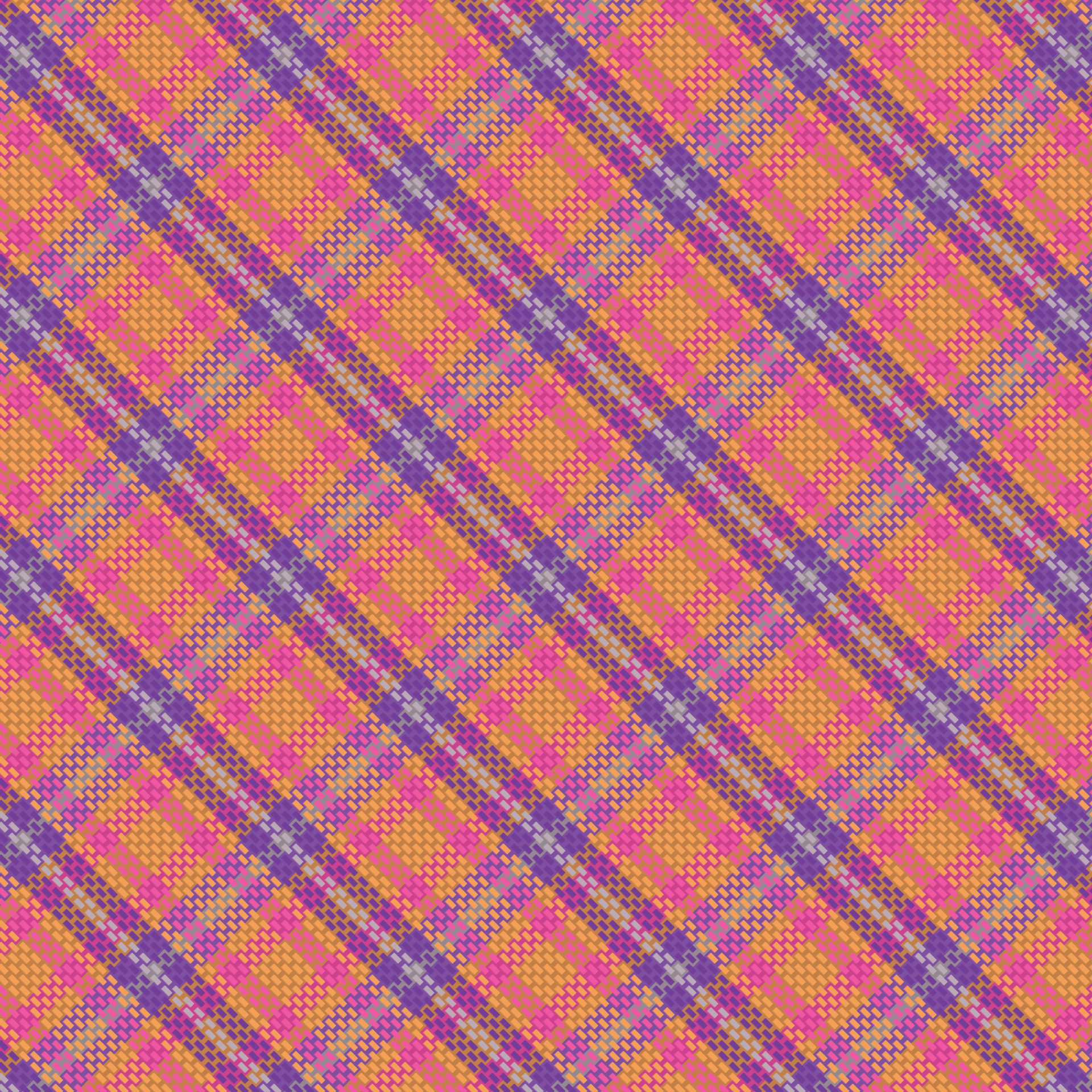 Tartan plaid pattern with texture. Free Vector