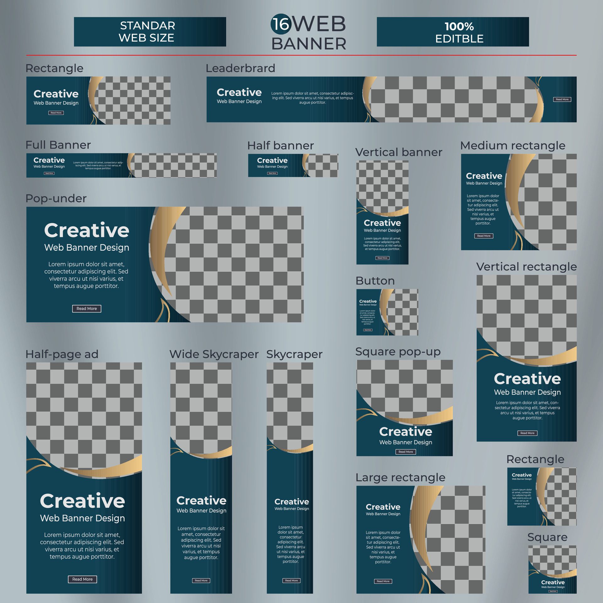 Business Social Media and Web Banner Set Free Vector Free Vector