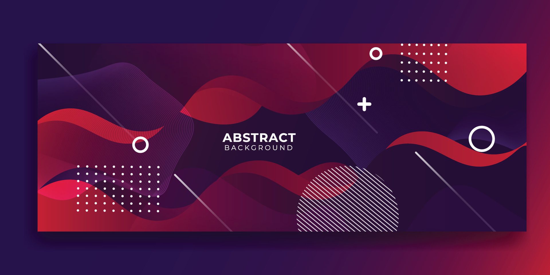 
									Colorful abstract template banner with gradient color. Design with liquid shape Free Vector