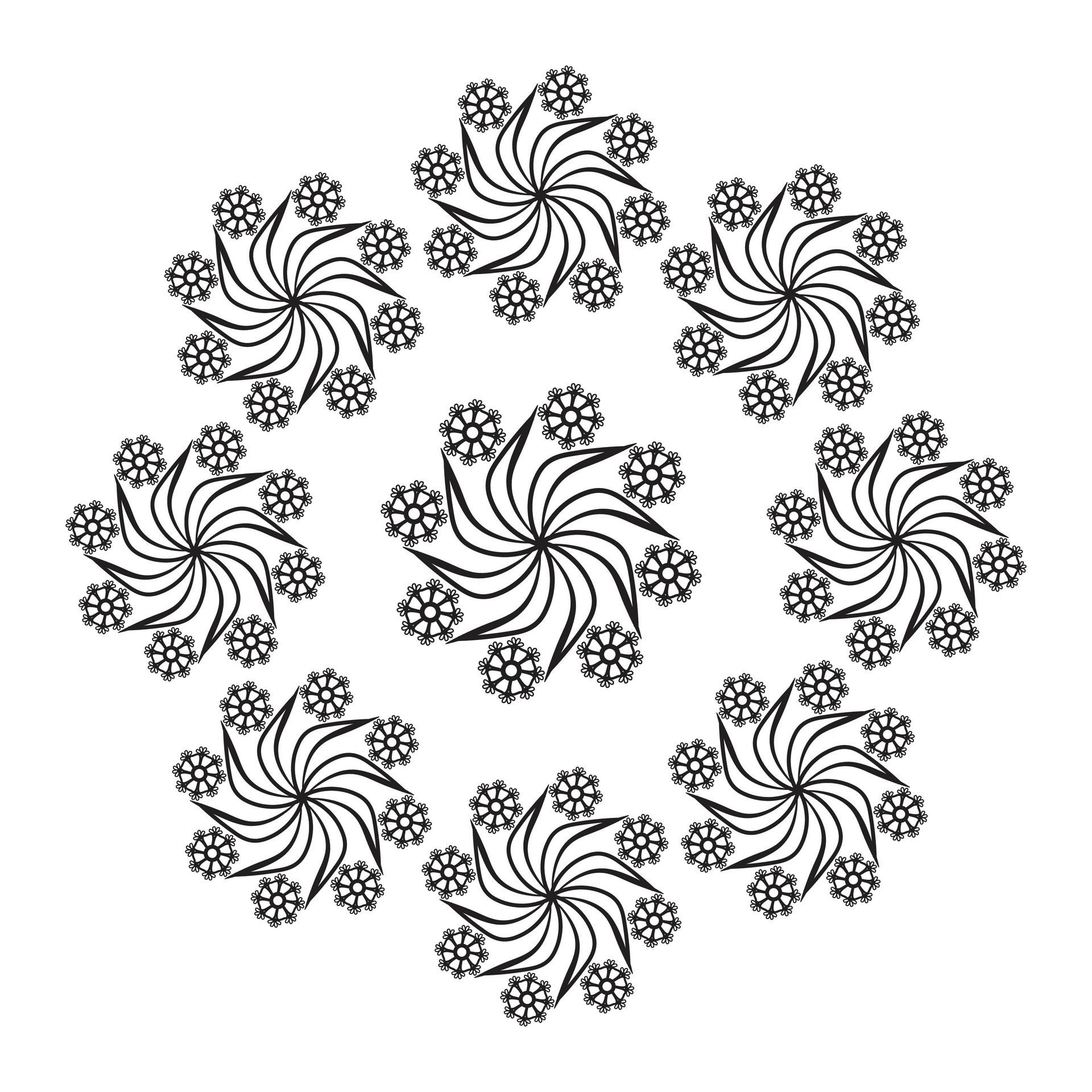 Creative unique flower floral vector eps mandala patterns for free download Free Vector