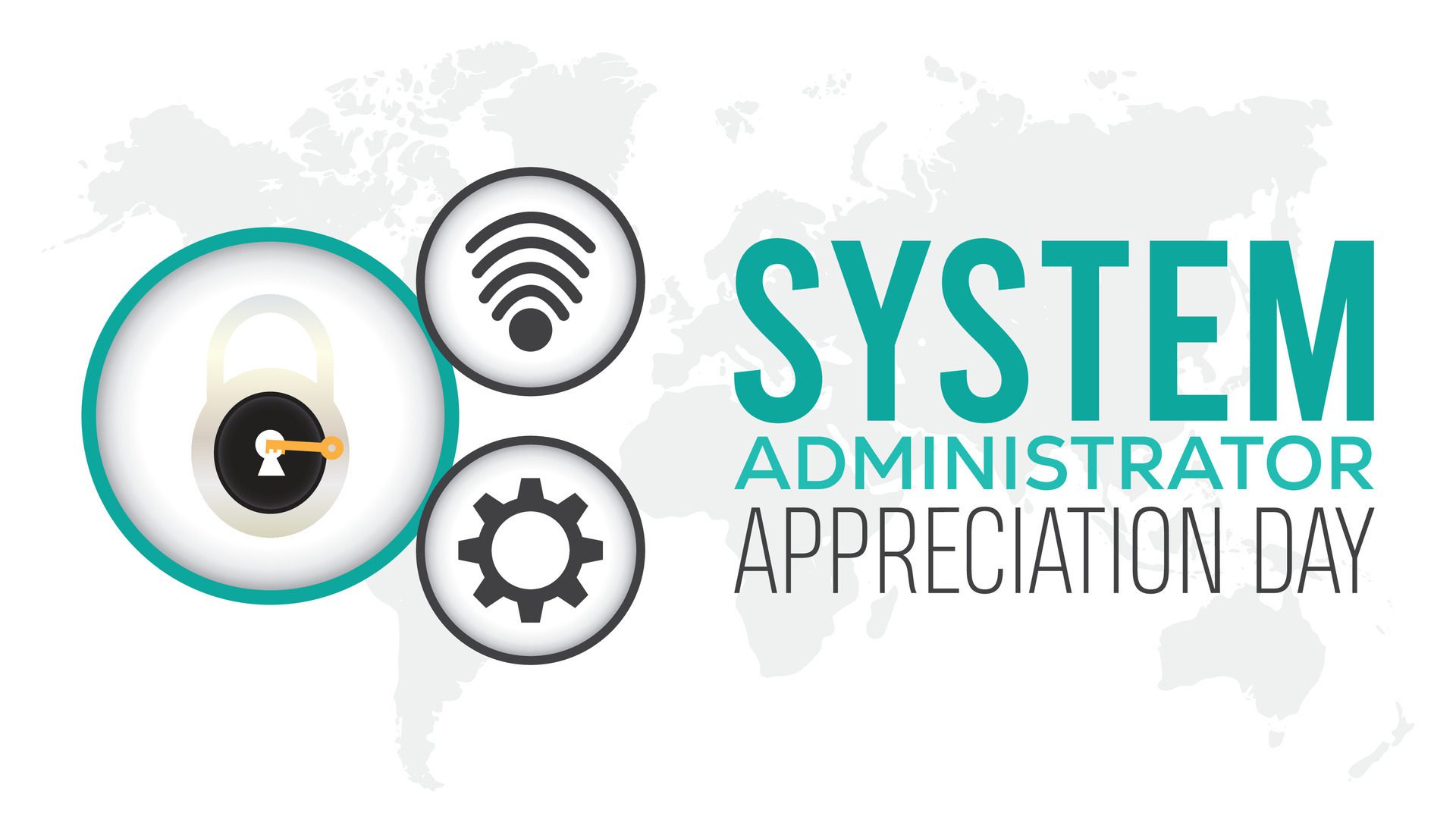 System Administrator Appreciation Day observed every year in July. Template for background, banner, card, poster with text inscription. Free Vector