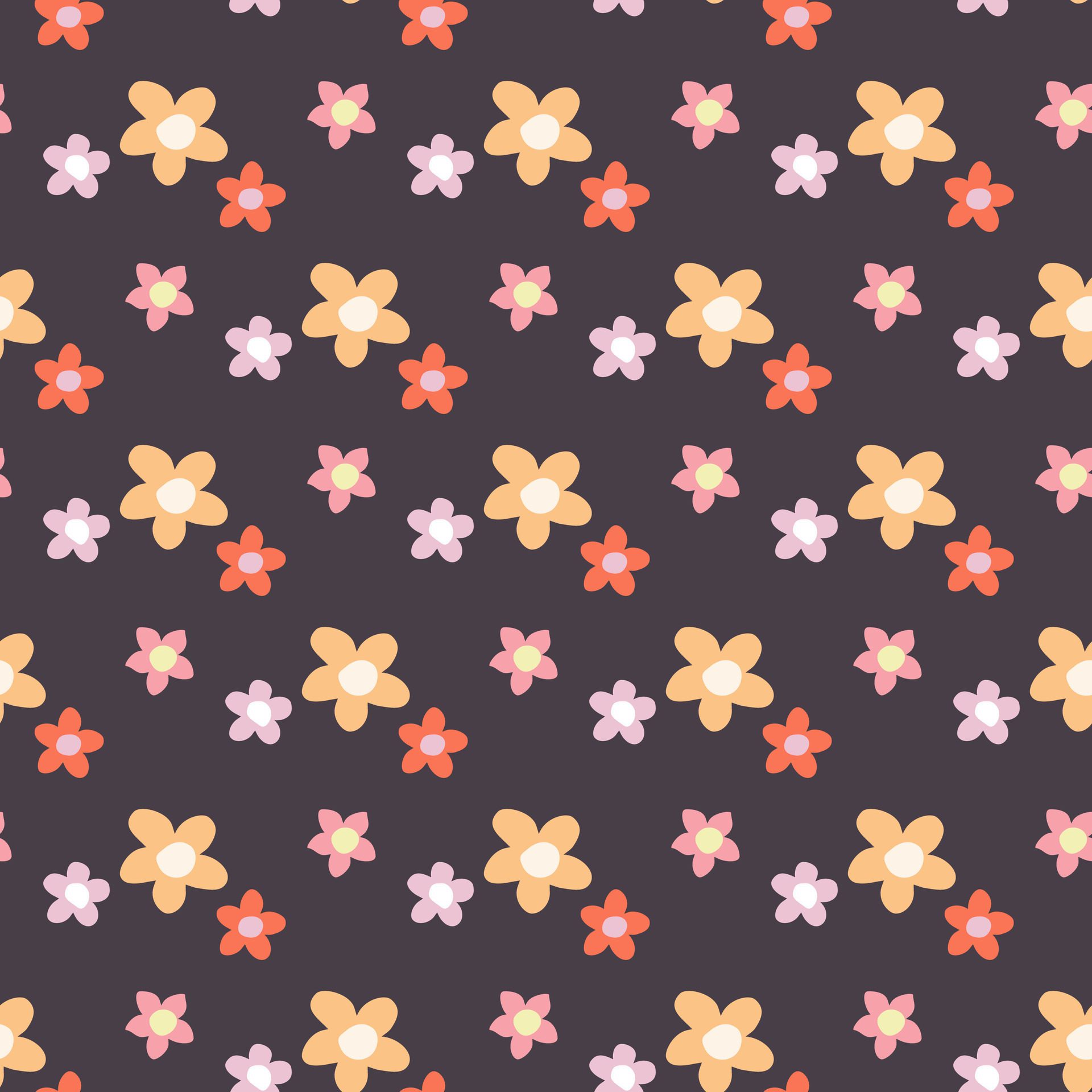 floral seamless pattern Free Vector