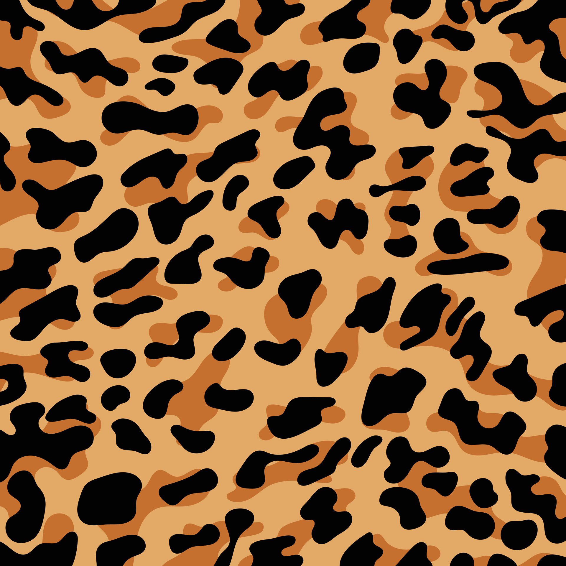 Leopard print pattern background and printing or home decorate and more. Free Vector