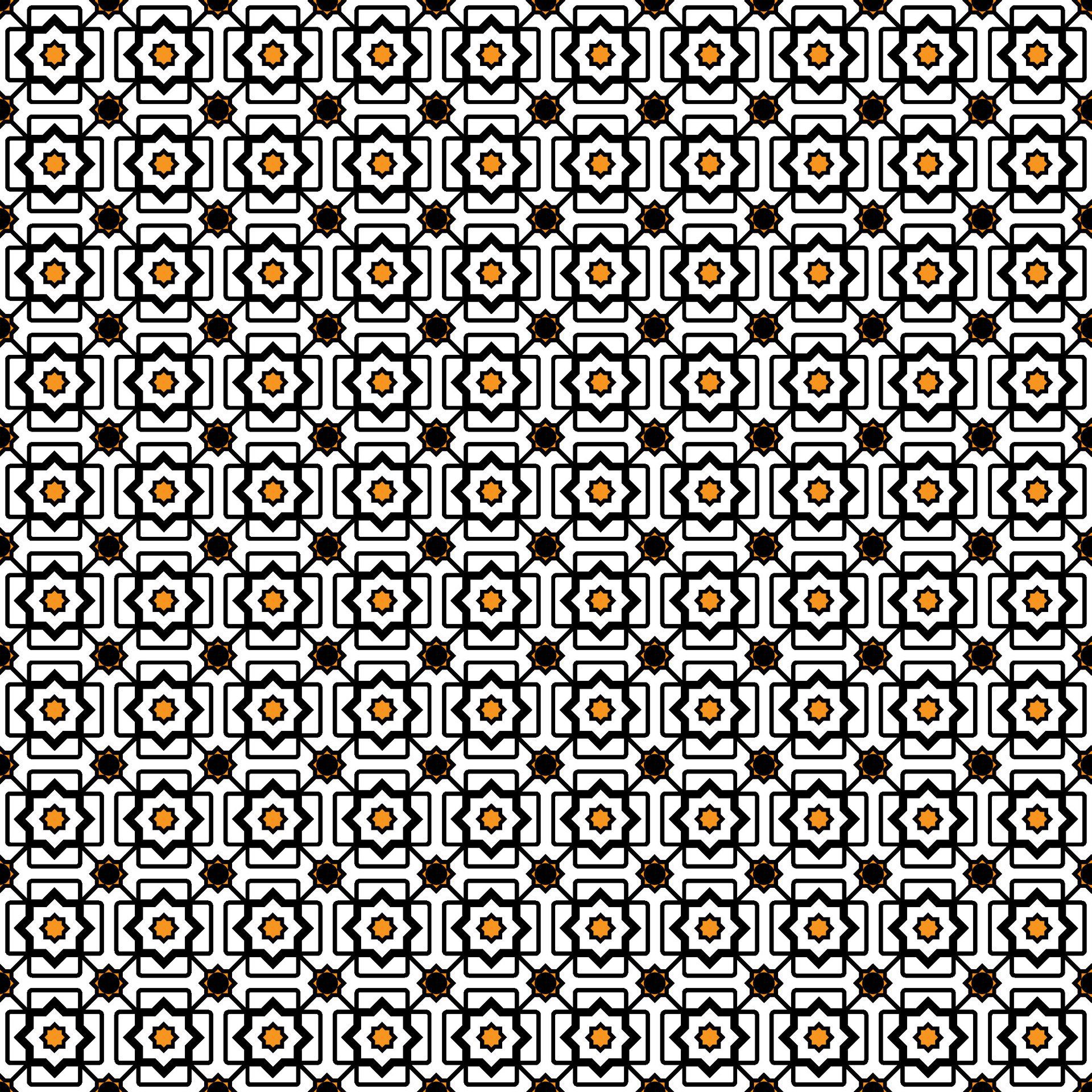 ornamental pattern arabic linear Free Vector