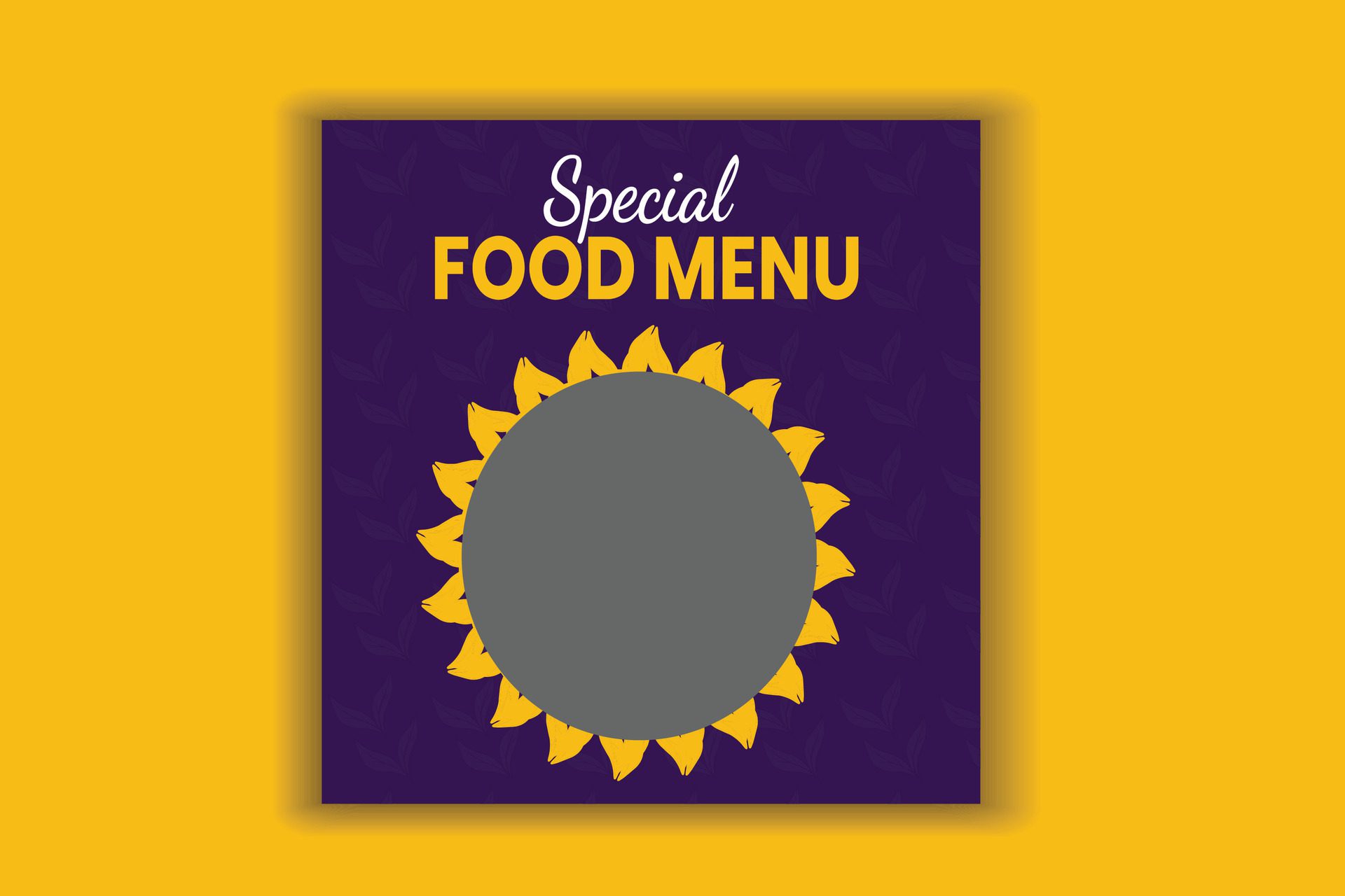 Food Banner Design Social media post Free Vector