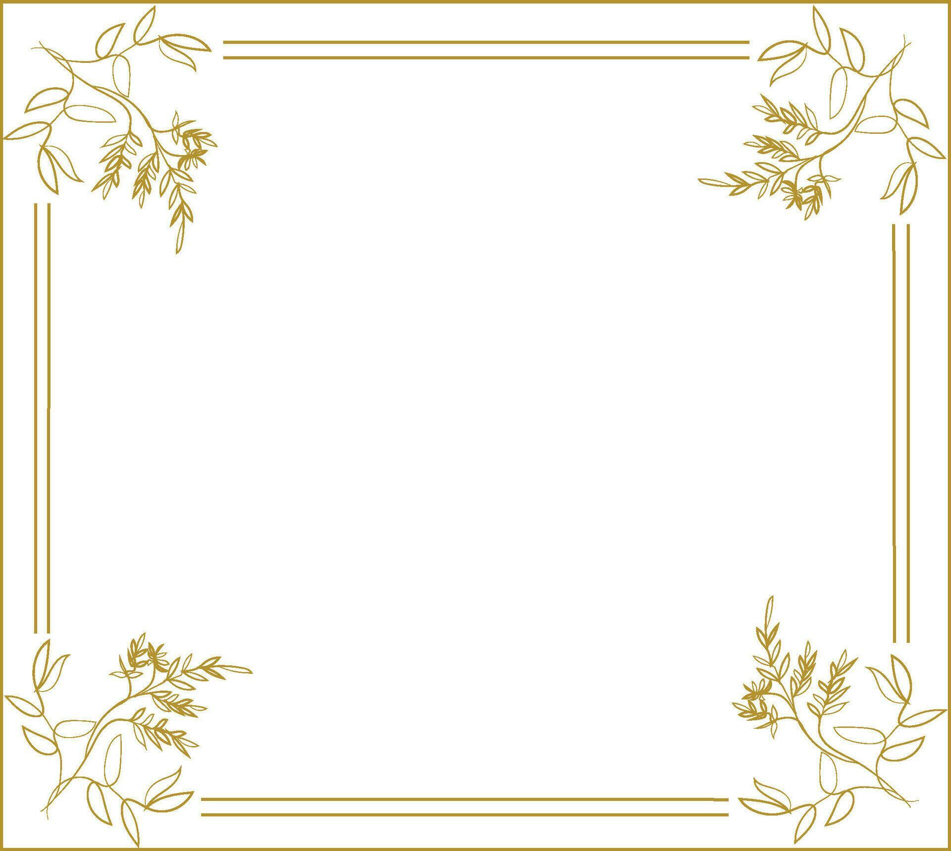 frame with flowers Luxury Black Floral Rectangle Corner Certificate Page Stock Free