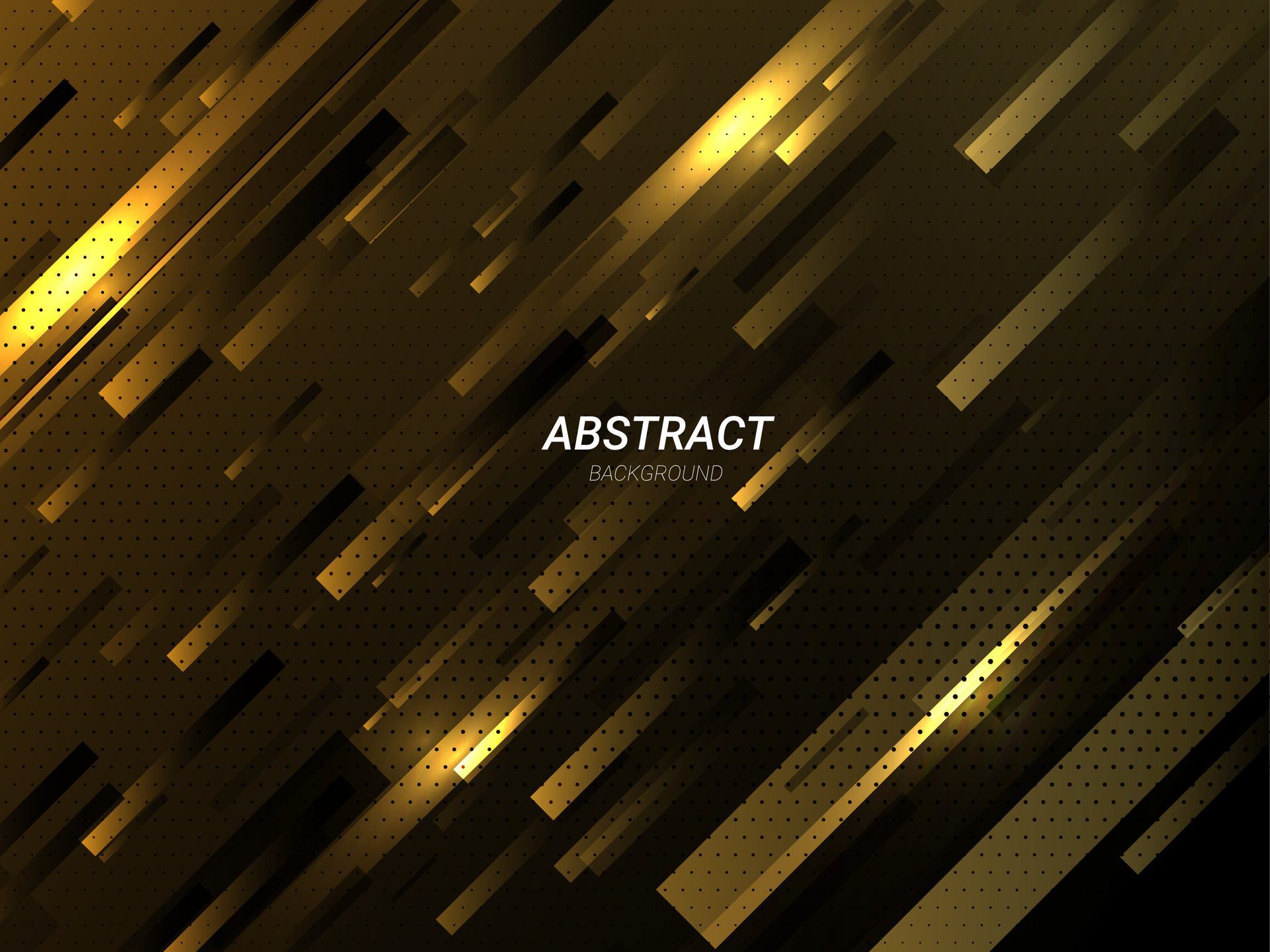 Abstract geometric gold elegant dynamic shape modern pattern background Free Vector