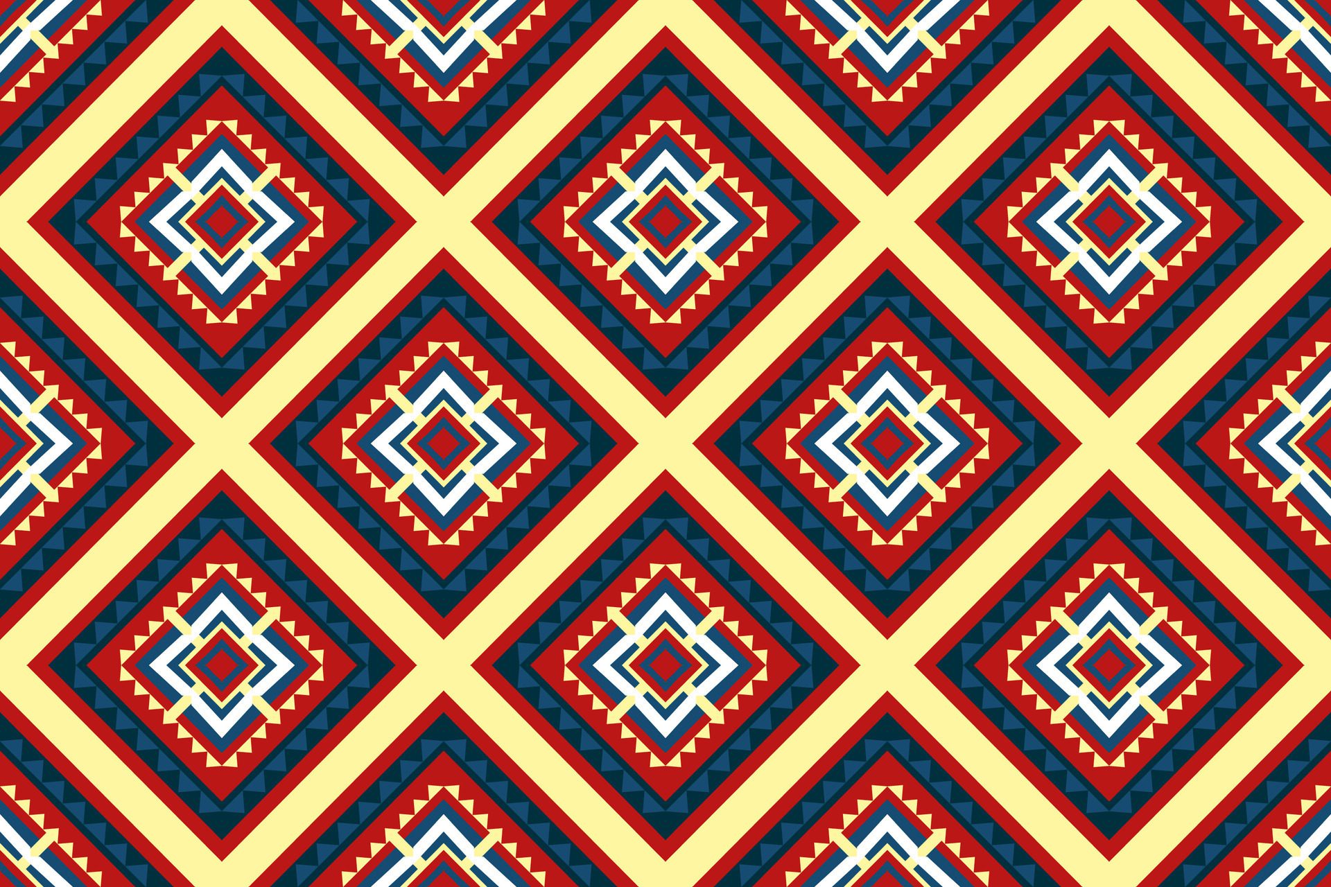 geometric ethnic pattern. Can be used in fabric design for clothing, textile, wrapping, background, wallpaper, carpet, embroidery style Free Vector