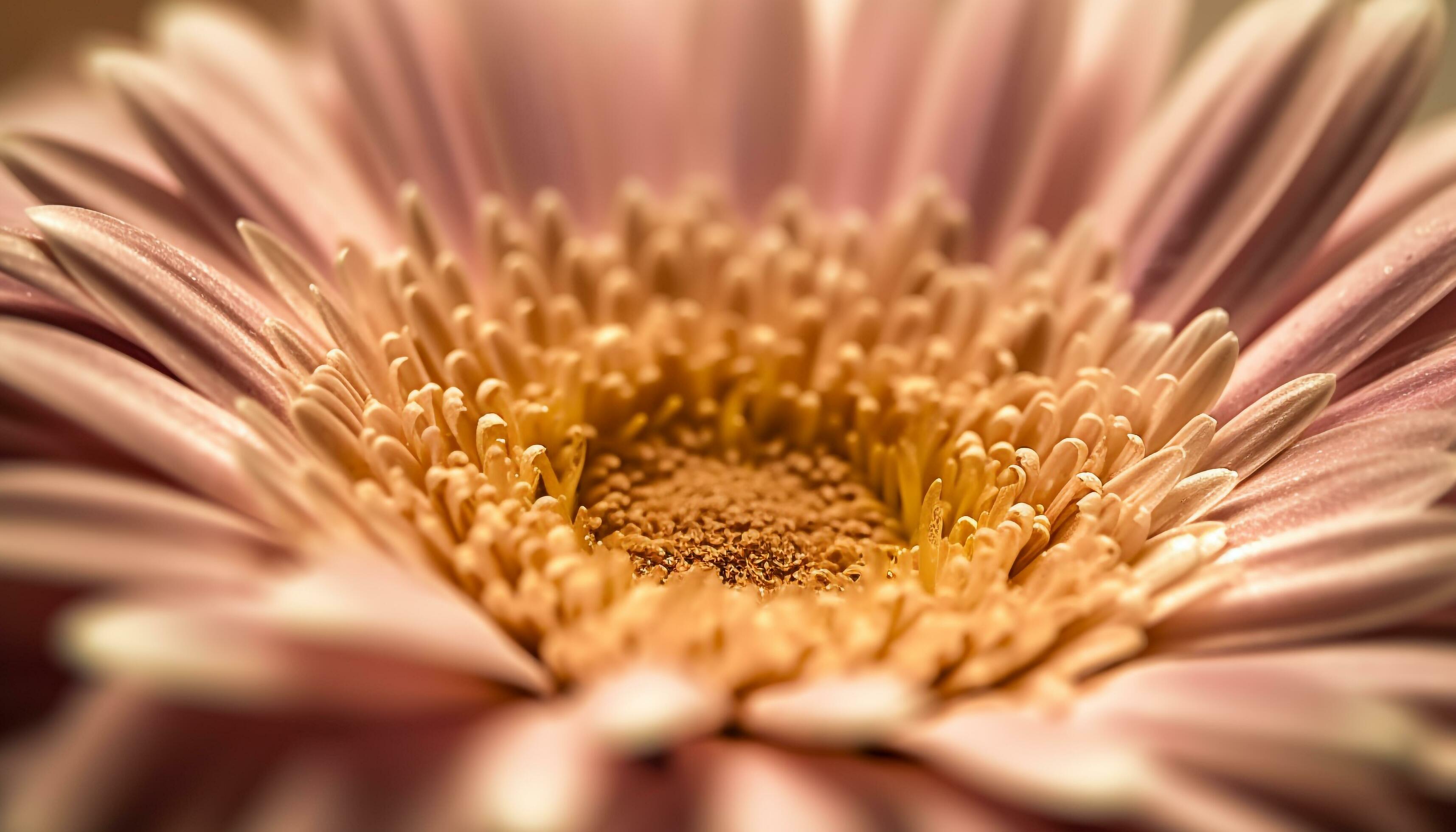 Vibrant yellow gerbera daisy, a single flower in focus generated by AI Stock Free