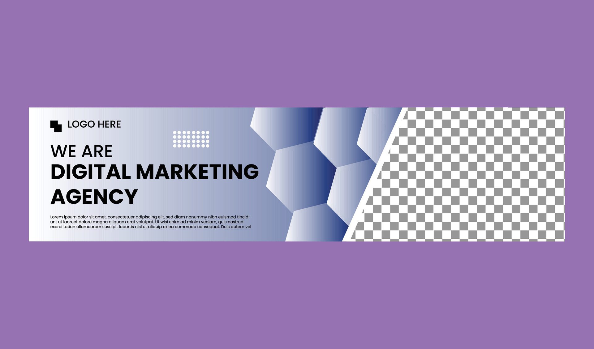 Digital marketing linkedin banner Free Vector