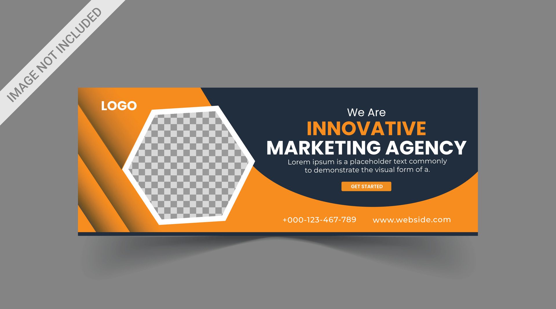 Marketing Social media cover banner, social media post, web banner, template Free Vector