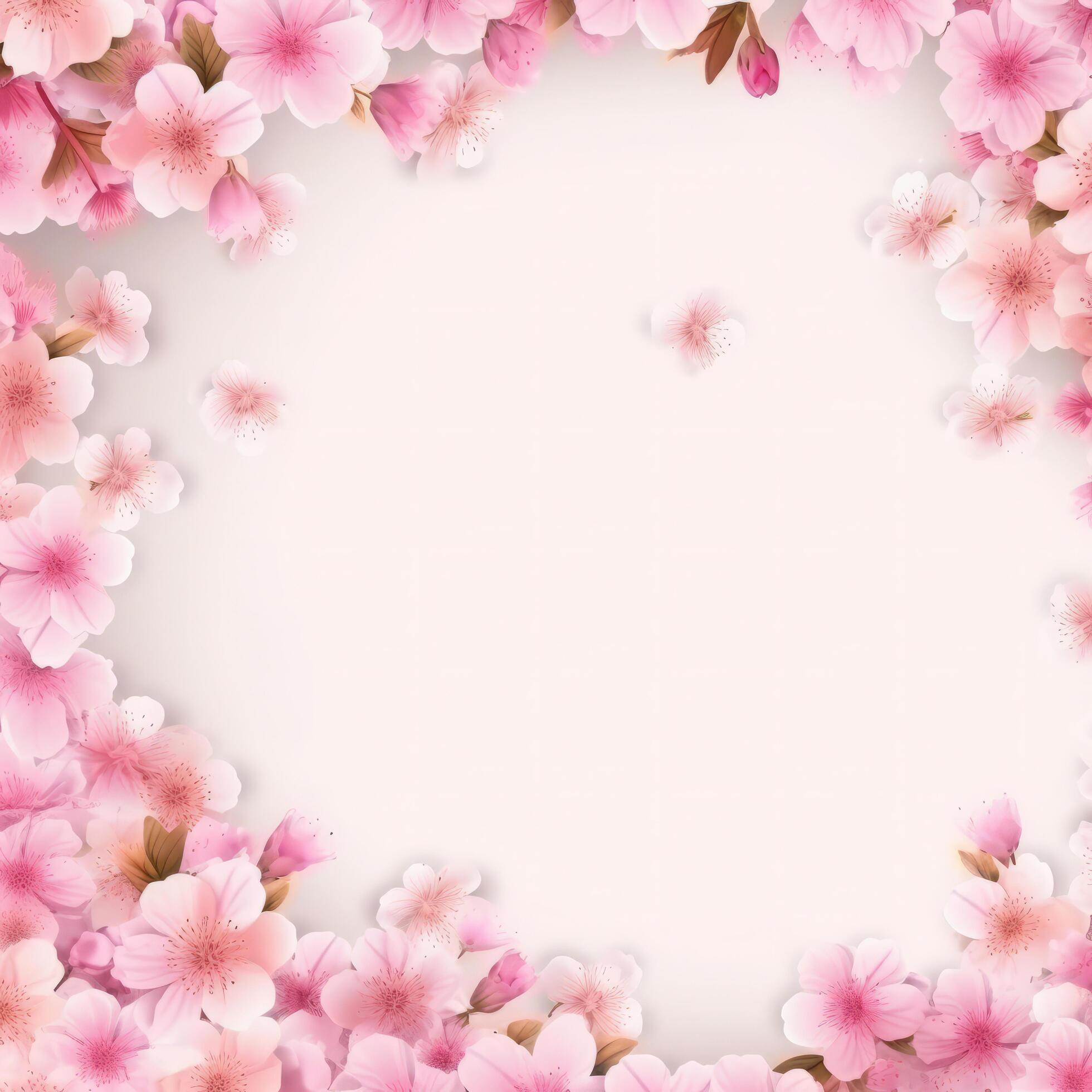 Sakura flower background. Illustration Stock Free