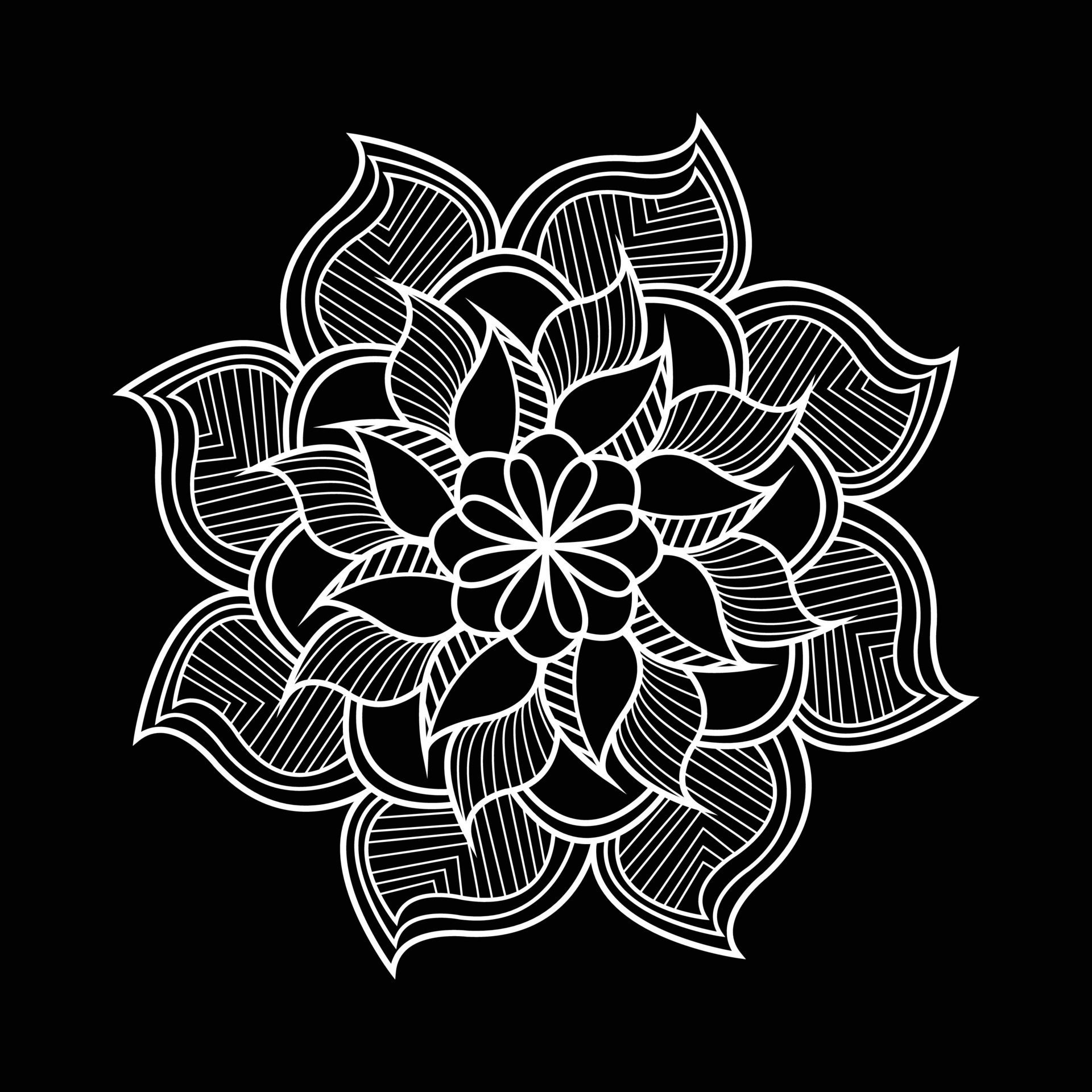 Creative unique flower floral vector eps mandala patterns for free download Free Vector