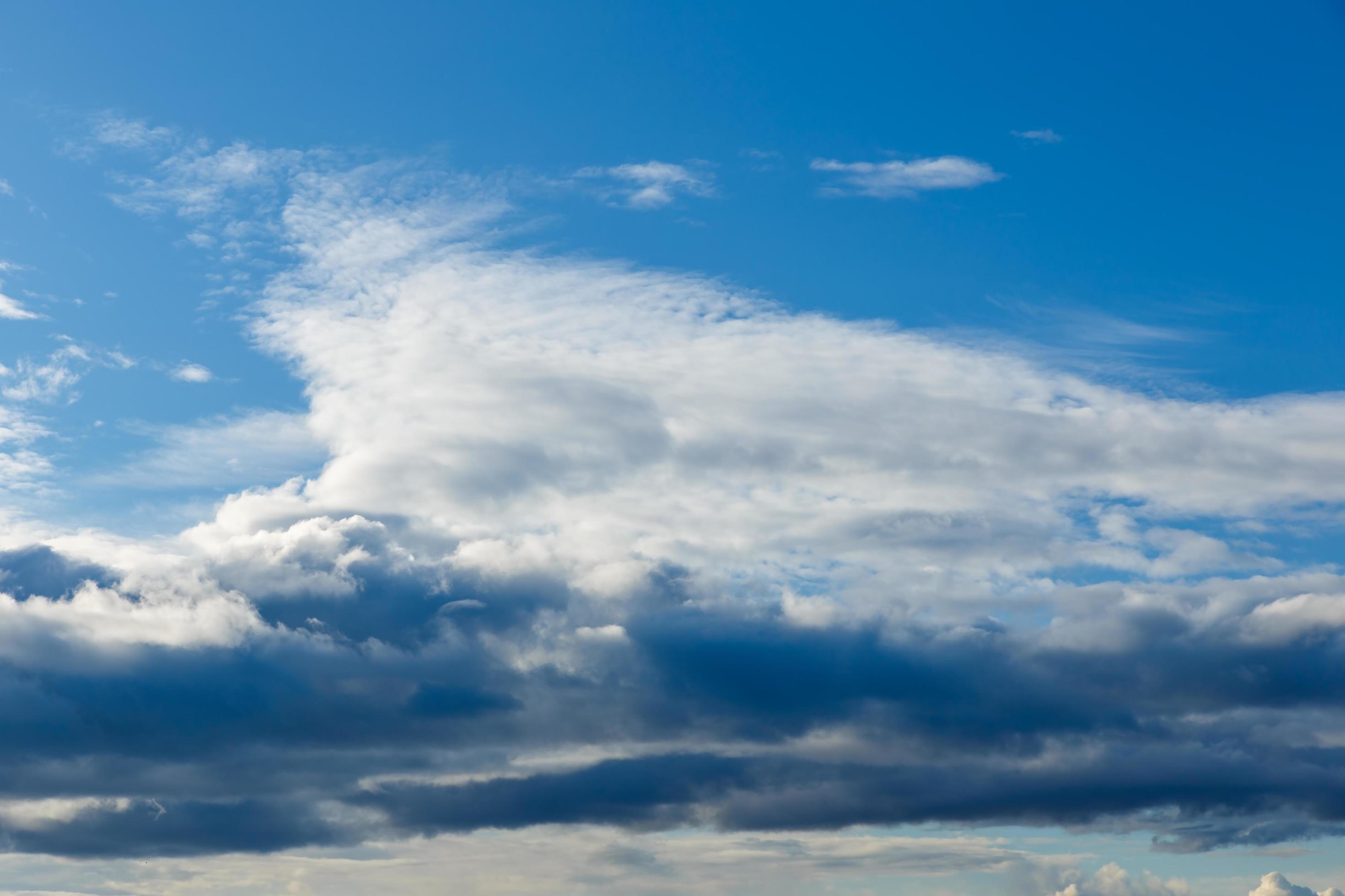 Blue sky natural background Stock Free