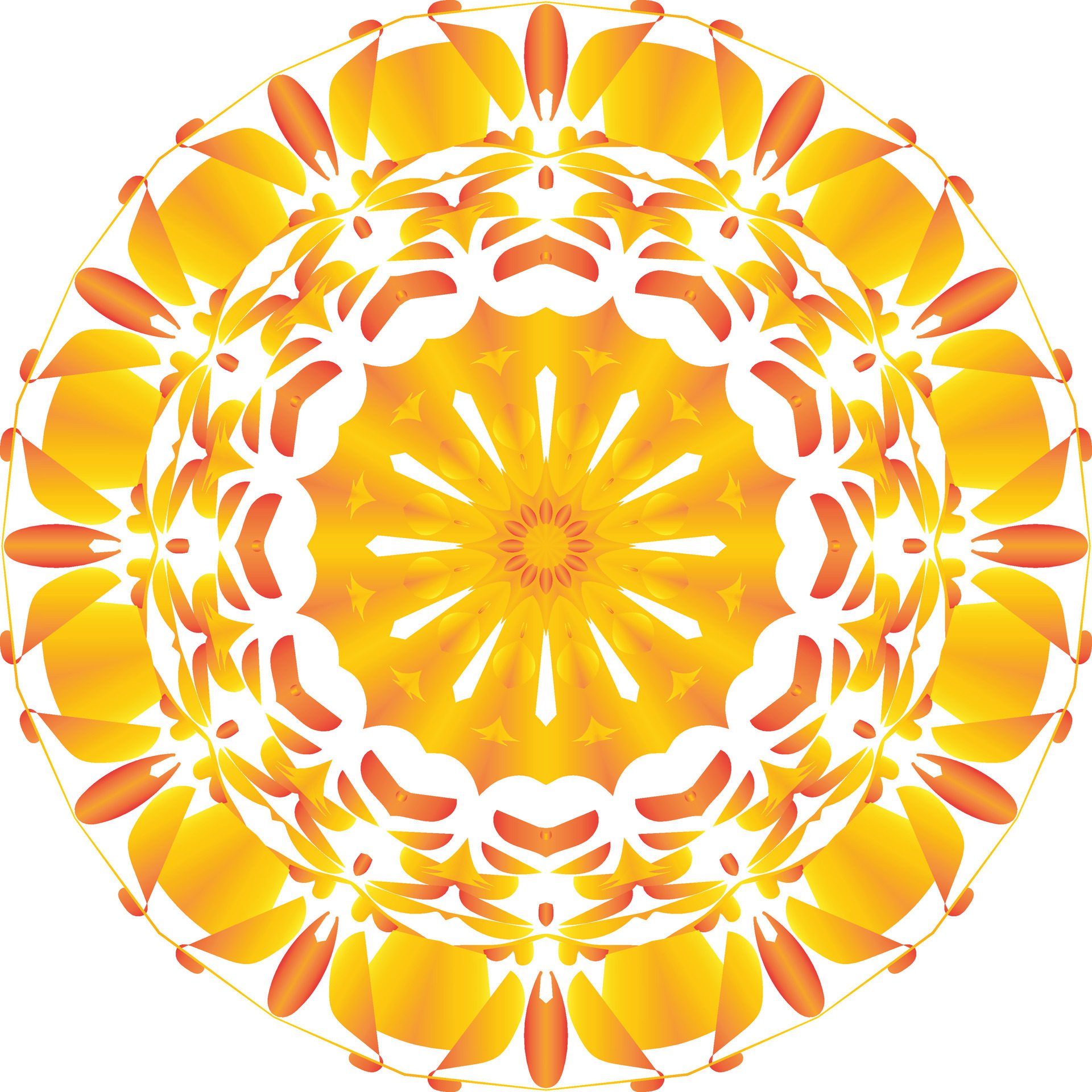 Circular pattern in form of mandala for Henna, Mehndi, tattoo, decoration. Decorative ornament in ethnic oriental style. Coloring book page. Free Vector