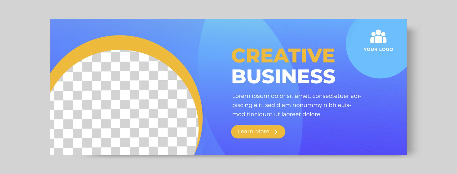 Creative Company Banner Free Vector