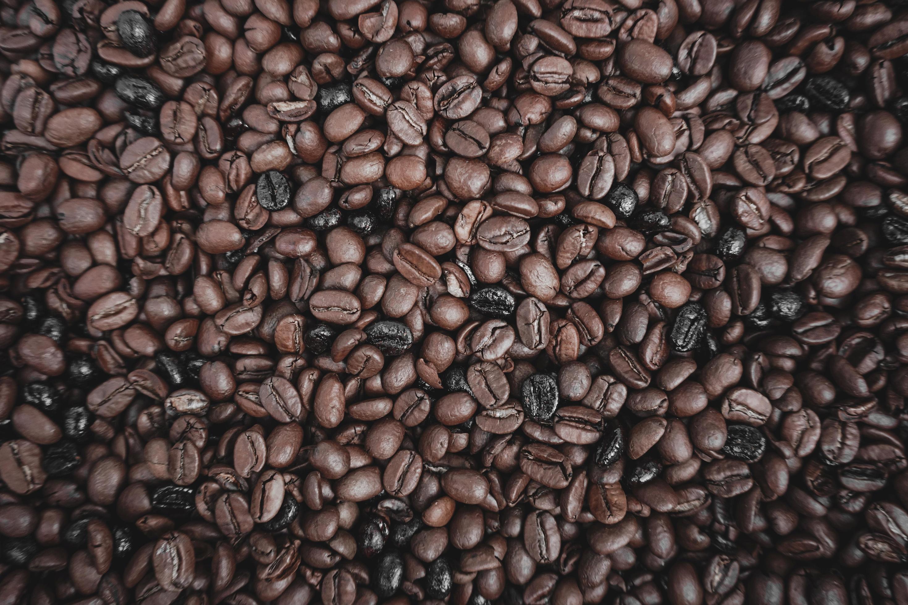 roasted coffee beans, food and drink Stock Free