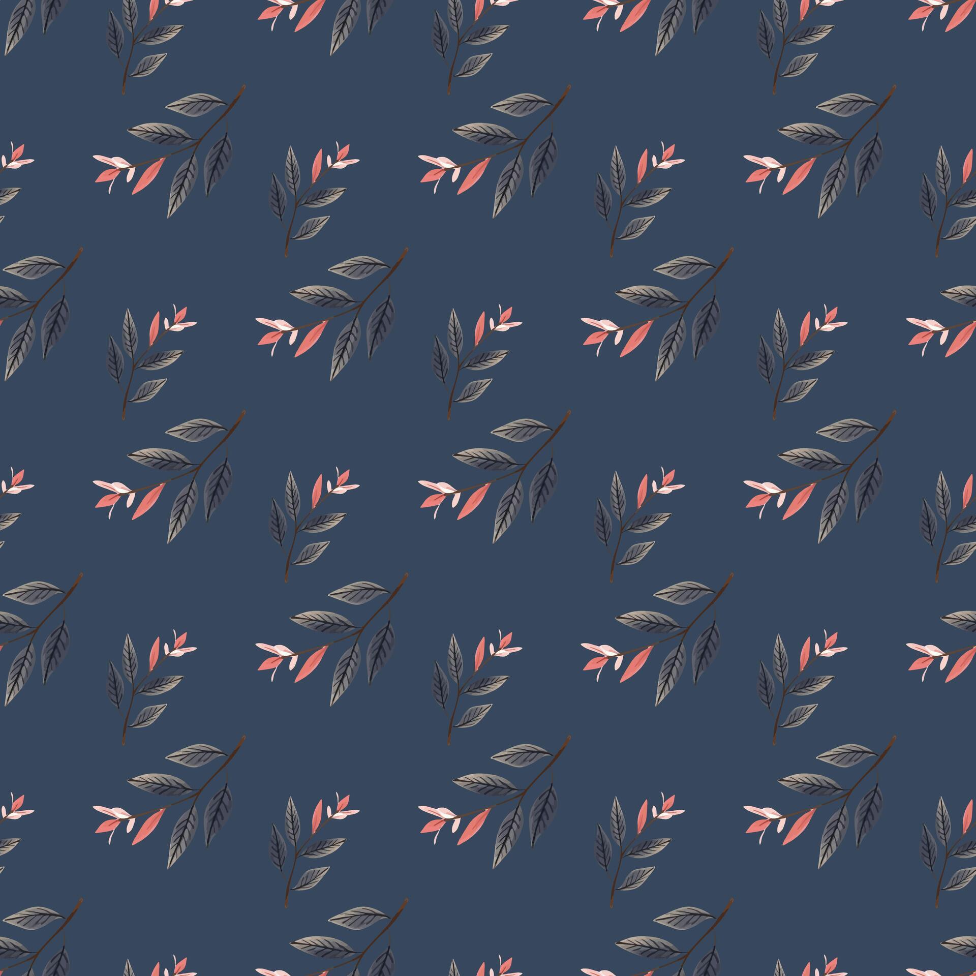 Midnight Wild Flowers Seamless Pattern Design Stock Free