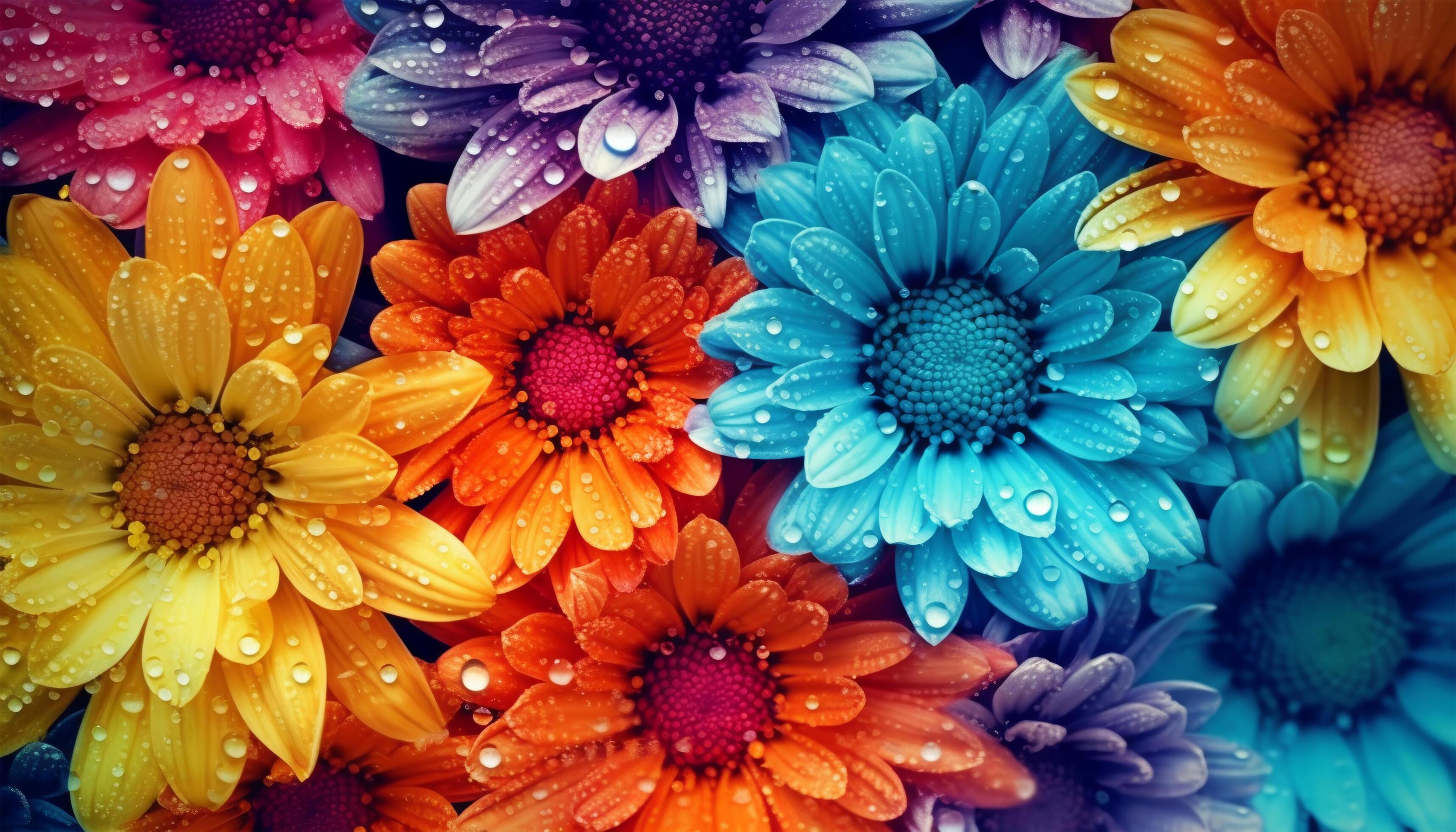 colorful flower background, Stock Free